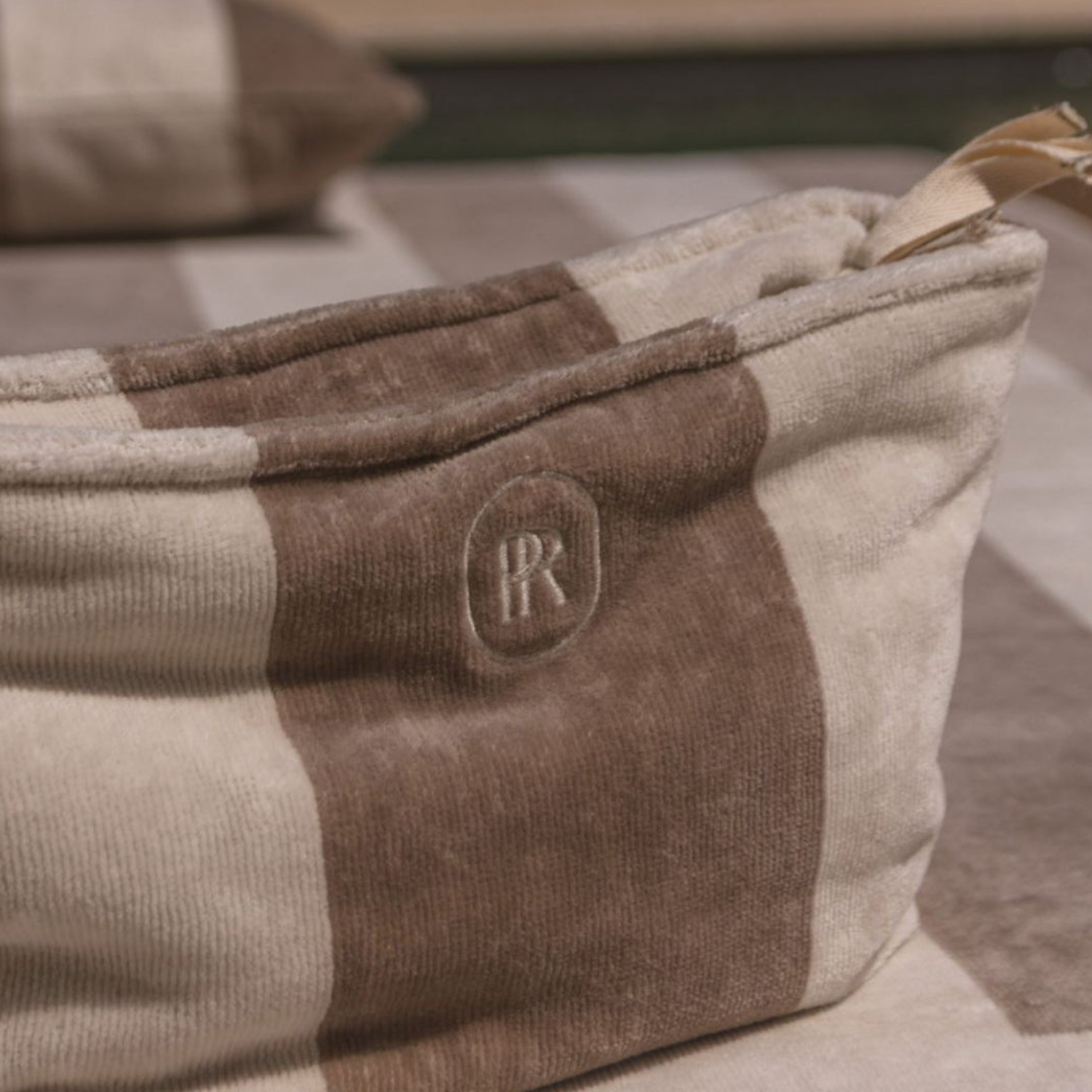 Marine Dark Sand Toiletry Bag