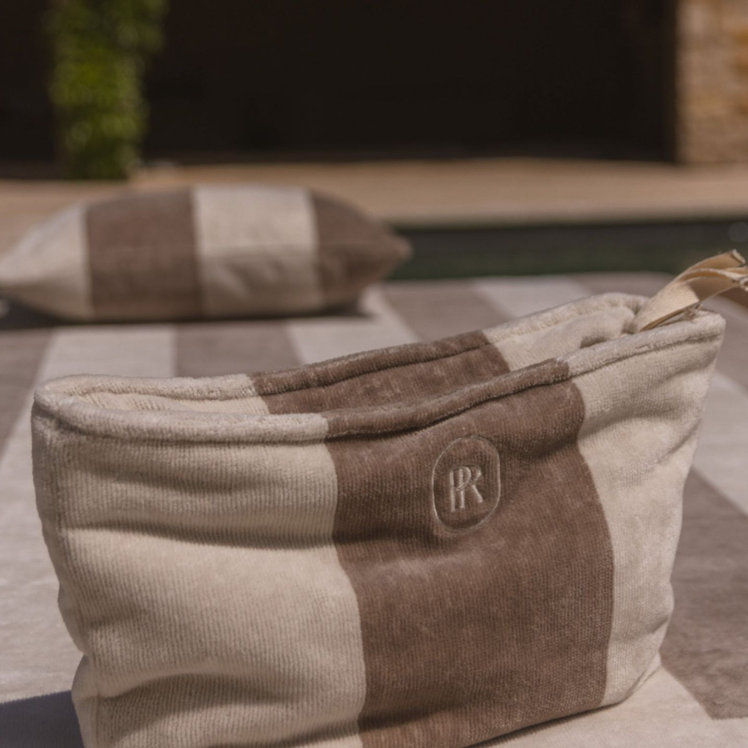 Marine Dark Sand Toiletry Bag