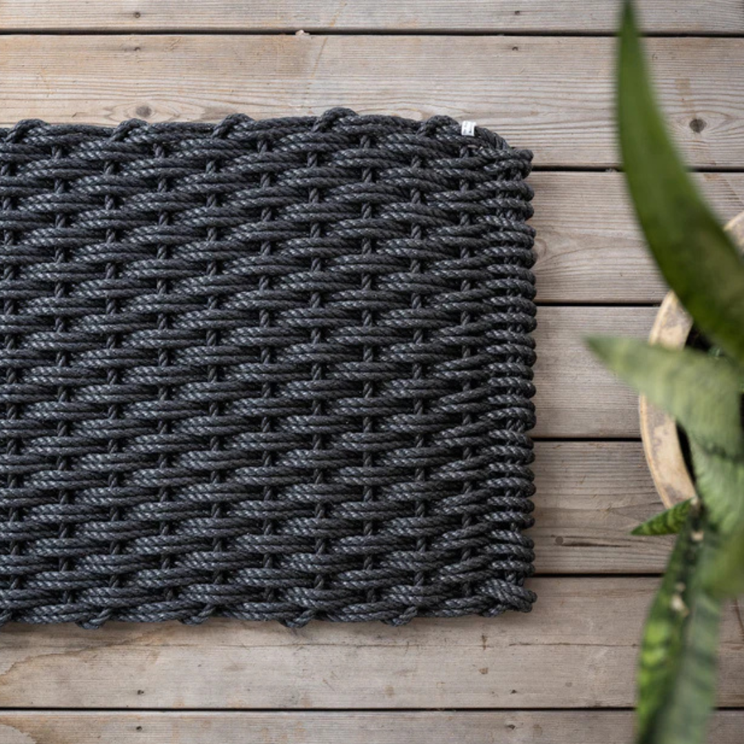 Rope Runner Doormat - Charcoal