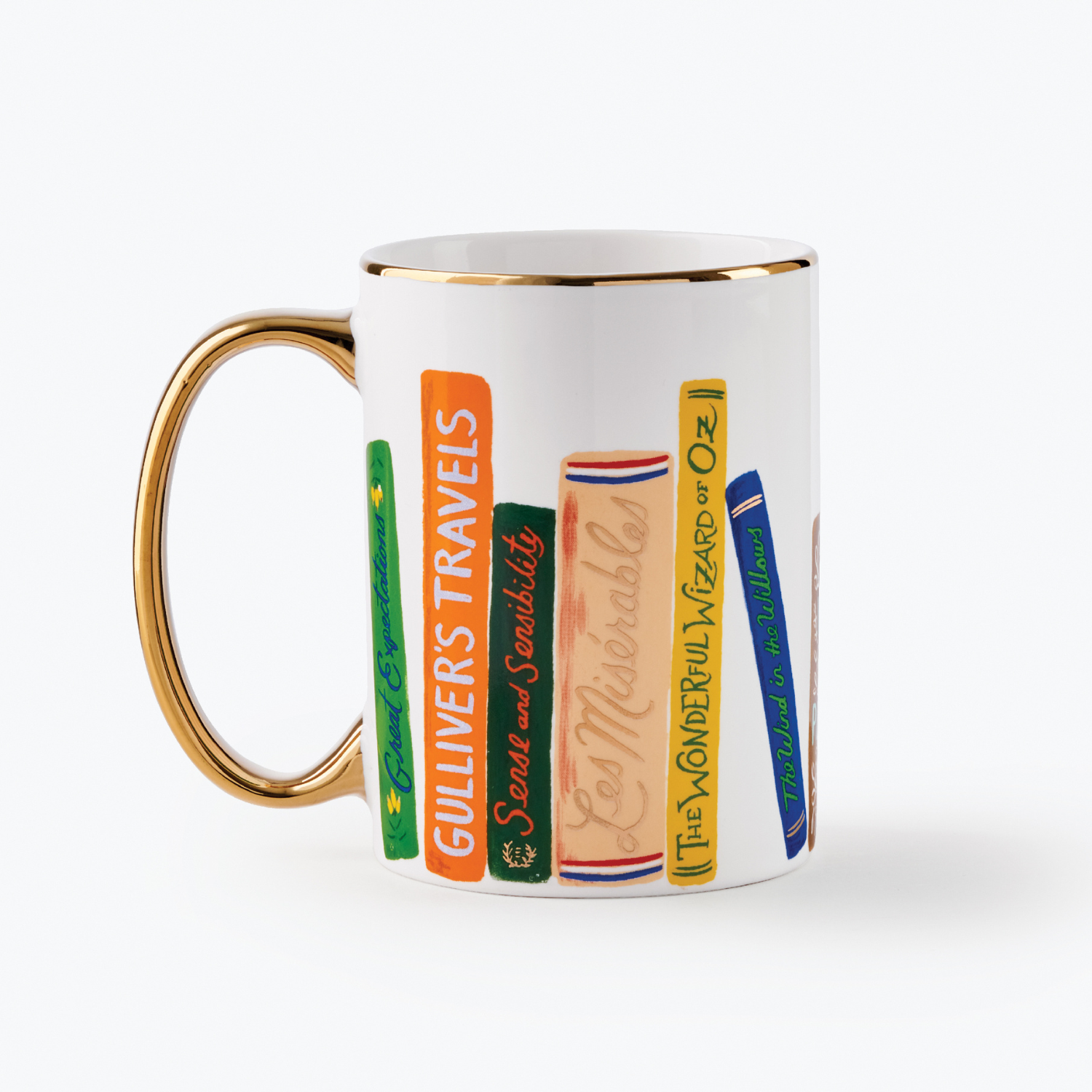 Book Nook Porcelain Mug