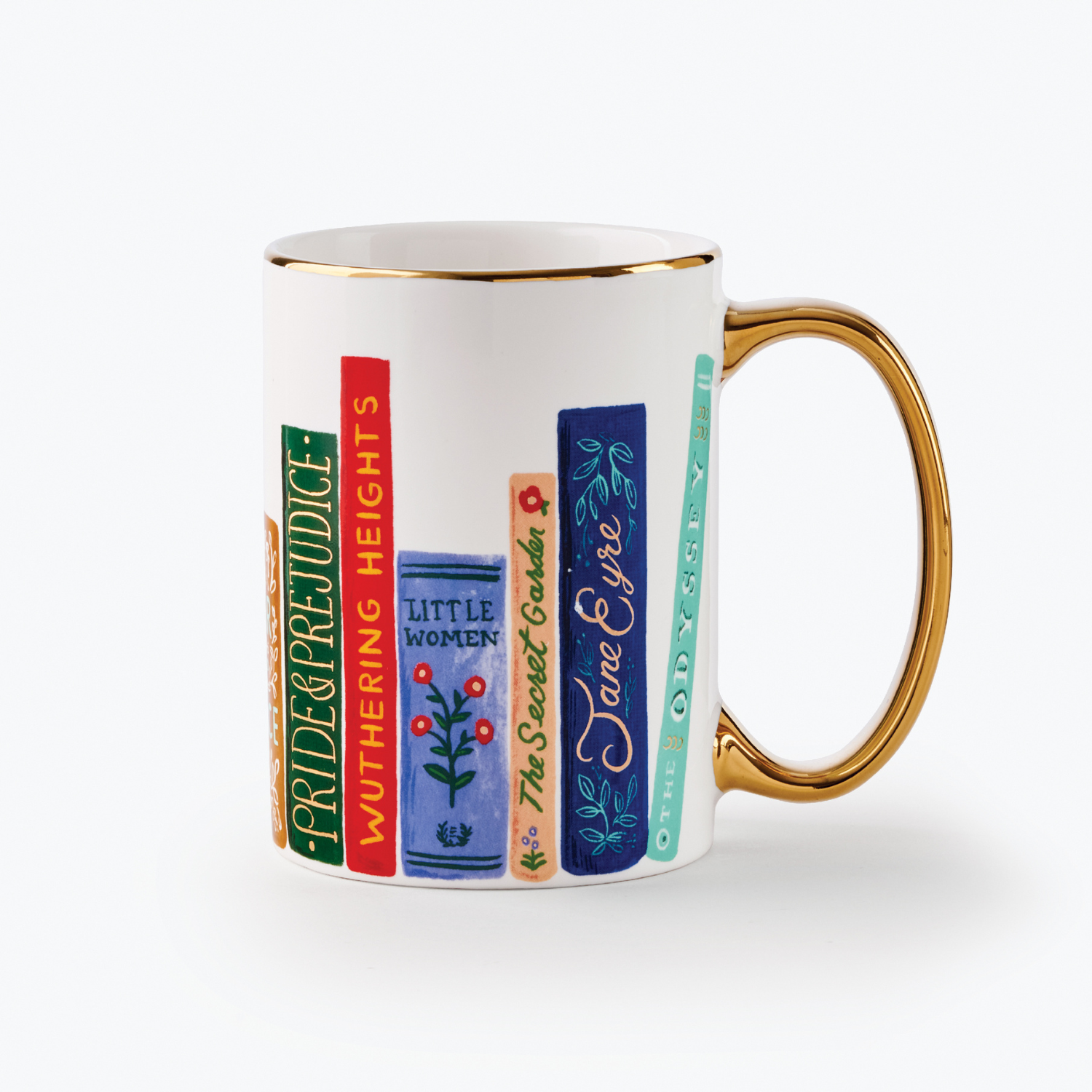 Book Nook Porcelain Mug