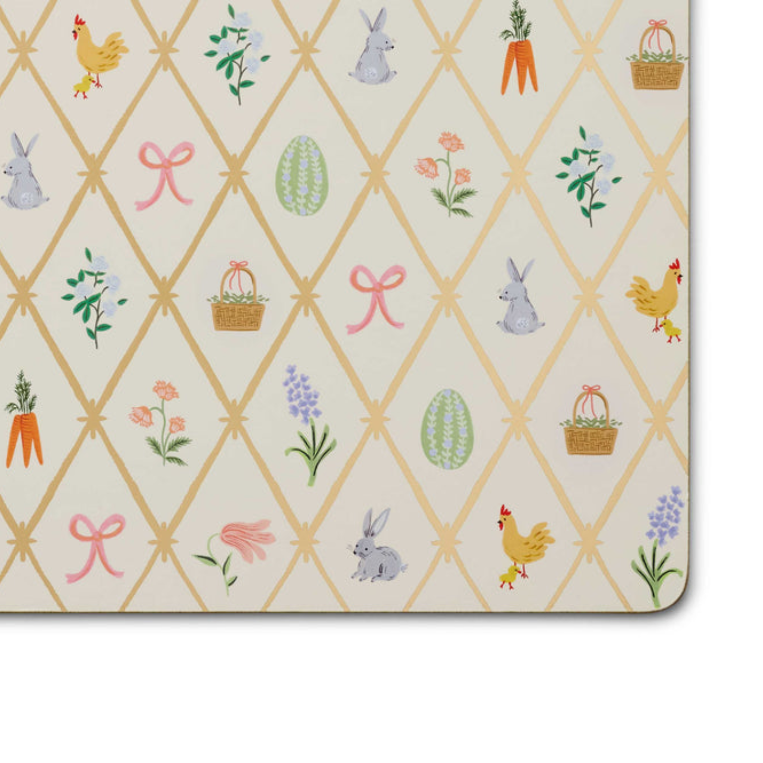 Blossom & Bloom Farm Cork Placemats (Set of 4)