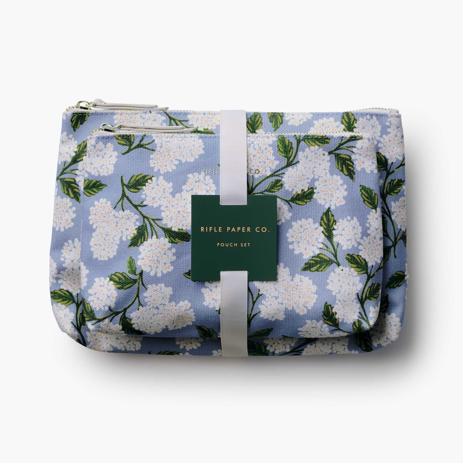 Hydrangea Blossom Canvas Travel Bag (Set of 2)