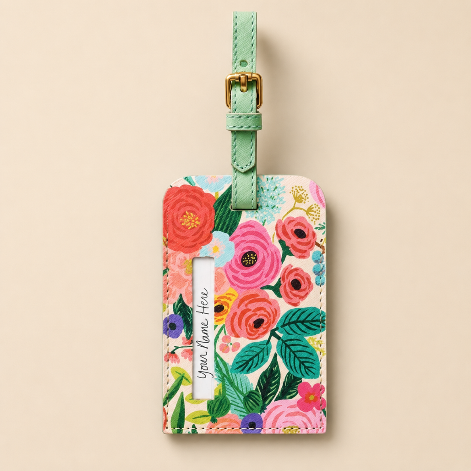 Garden Party Luggage Tag