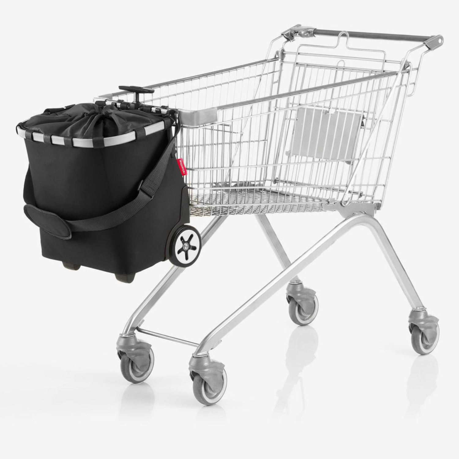 Black Shopping Trolley