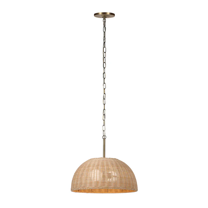 Solara Rattan Pendant Light