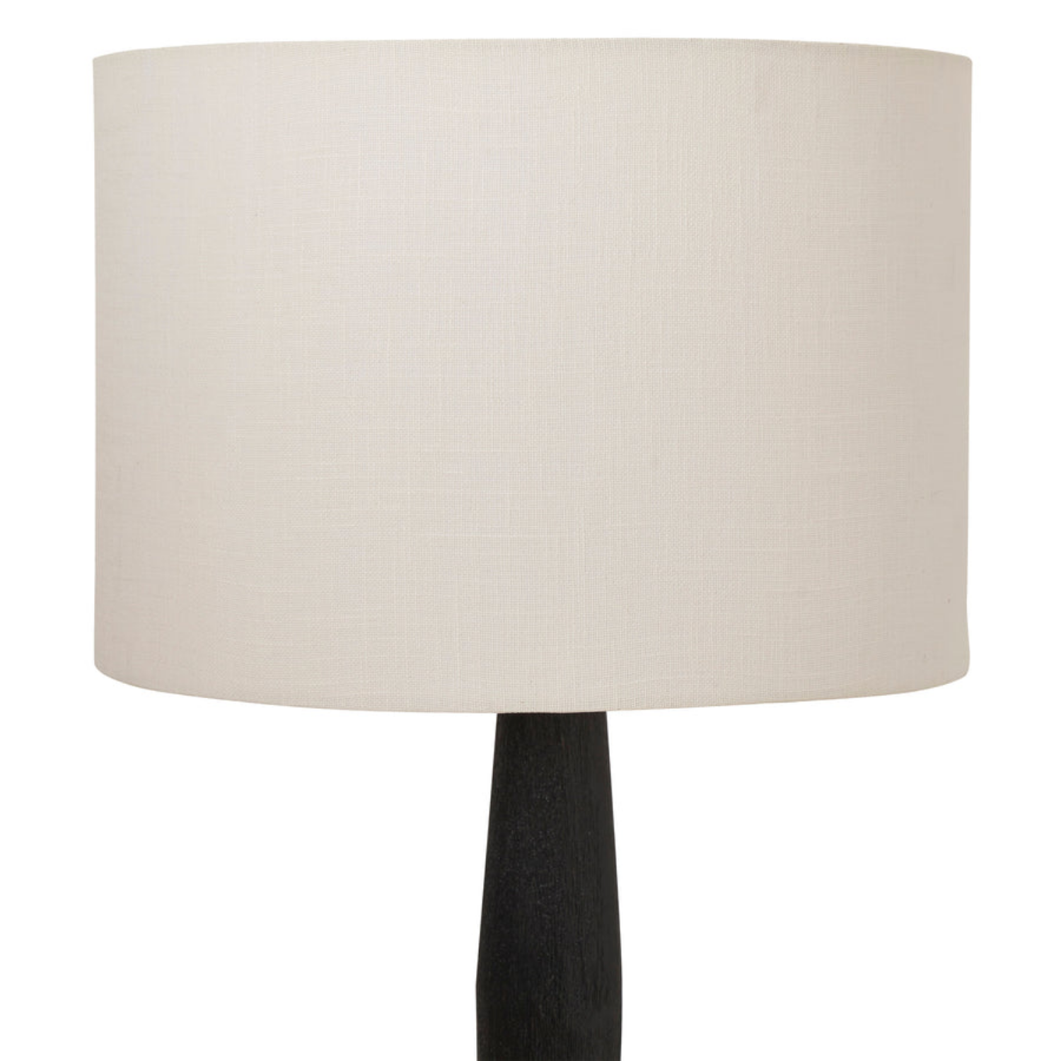 Twist Wood Floor Lamp- Matte Black