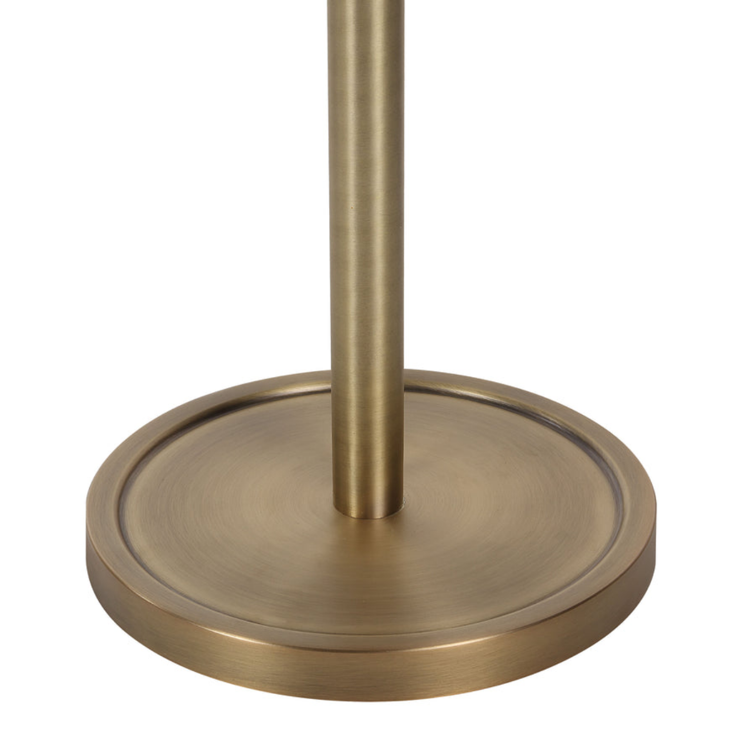 Classic Adjustable Iron Floor Lamp- Dark Antique/Brushed Brass