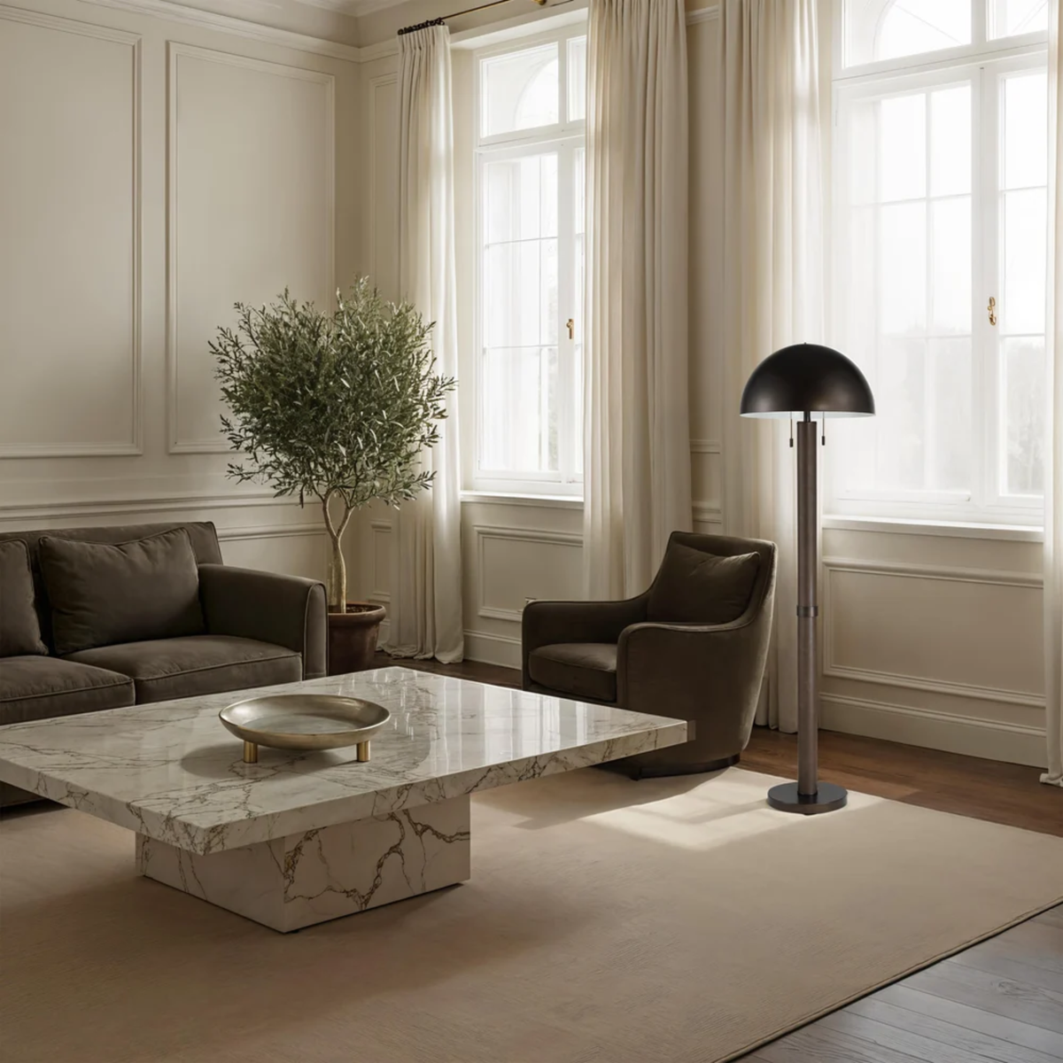 Vesper Dark Bronze Floor Lamp