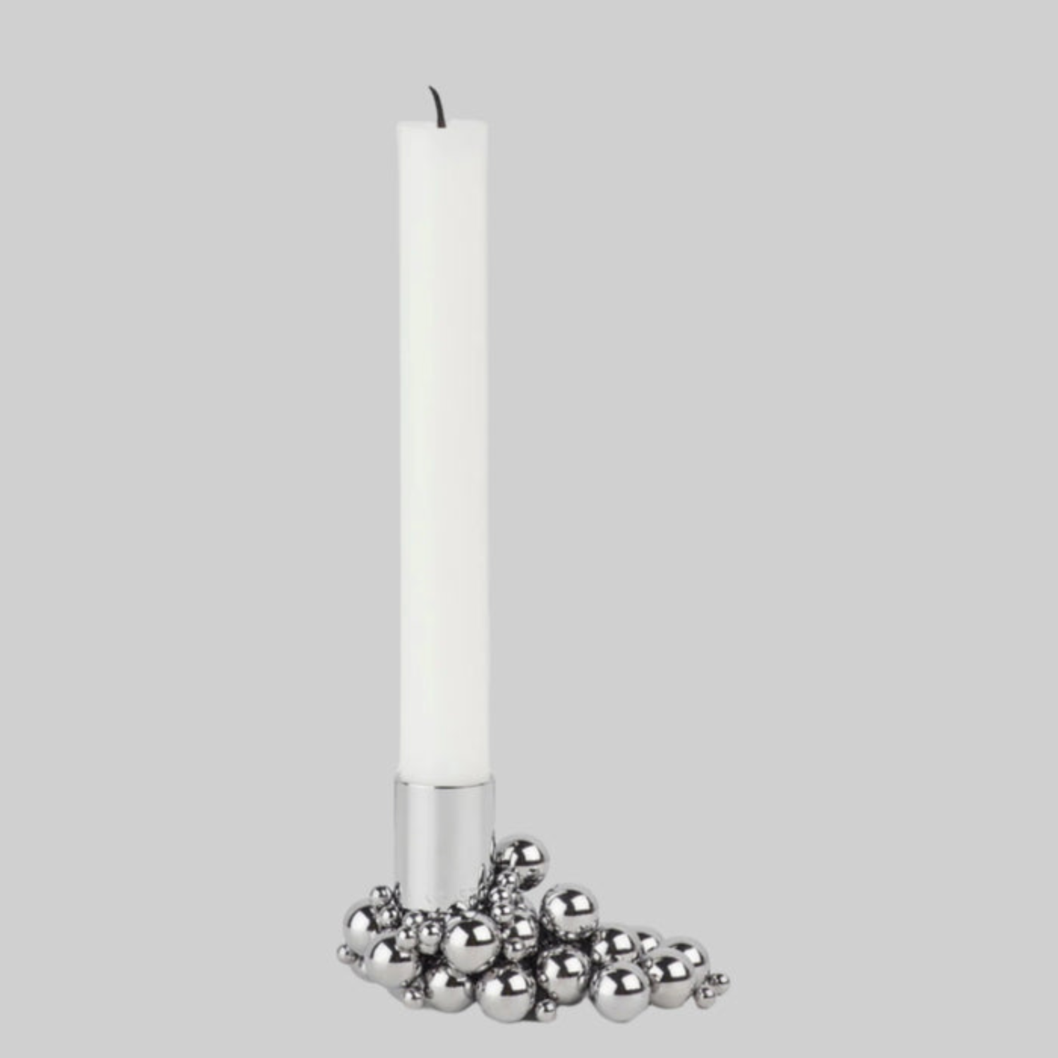 Magnetic Chrome Candle Holder
