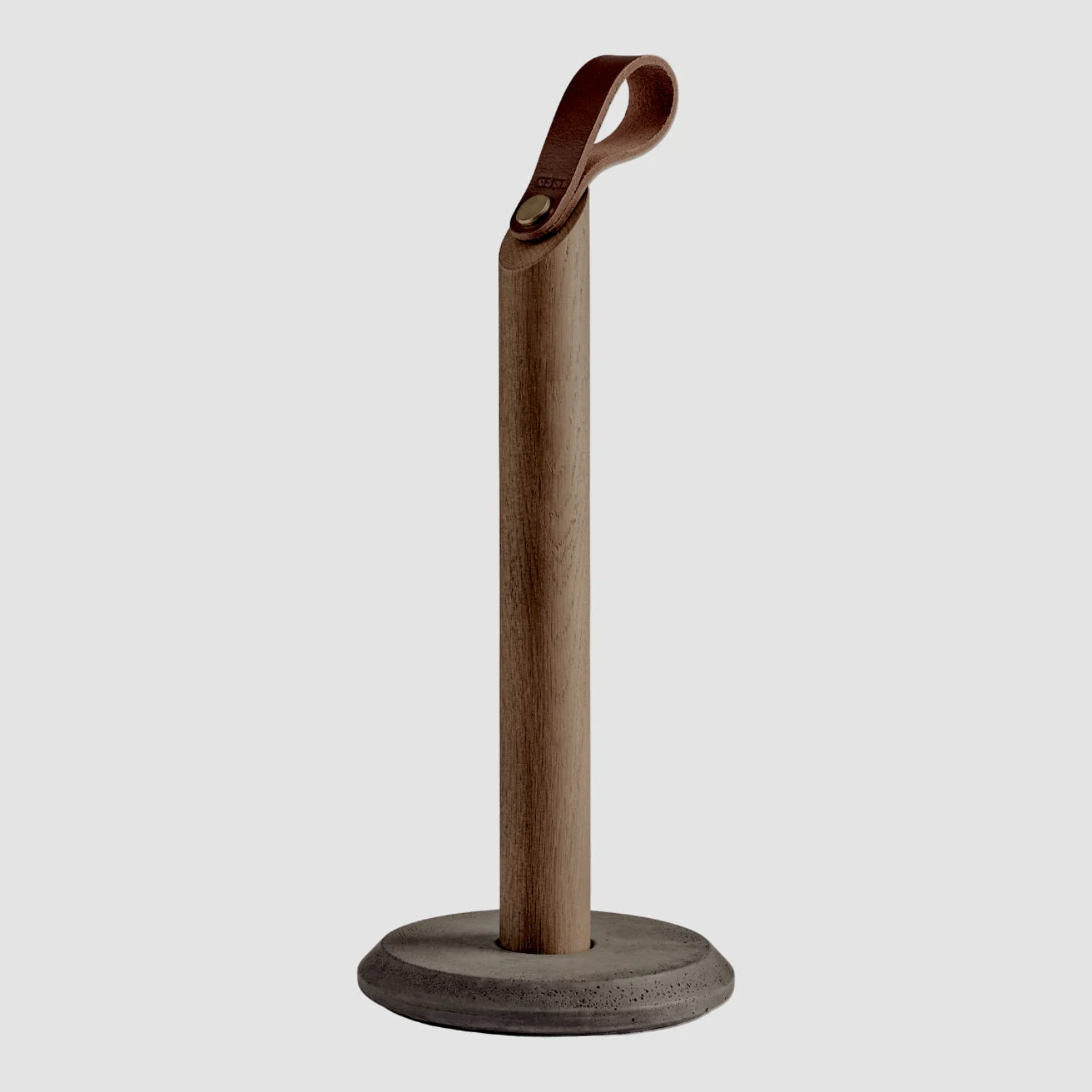 Grip Smoke Oak Paper Towel Holder