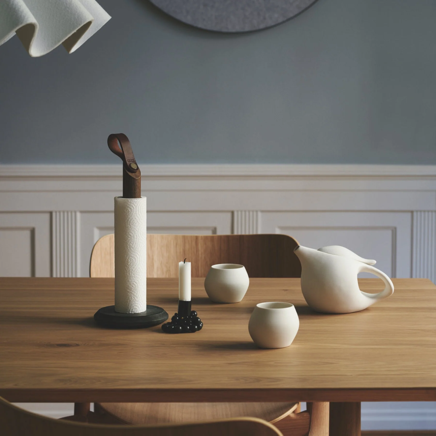 Grip Smoke Oak Paper Towel Holder