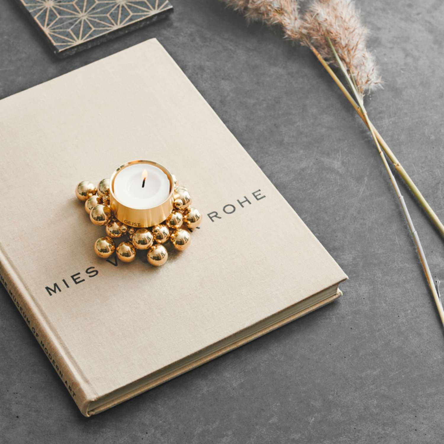 Magnetic Brass Tealight Holder