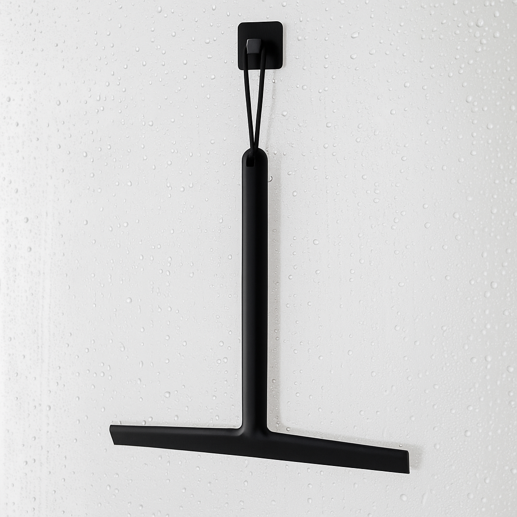 Nordic Matte Black Shower Wiper