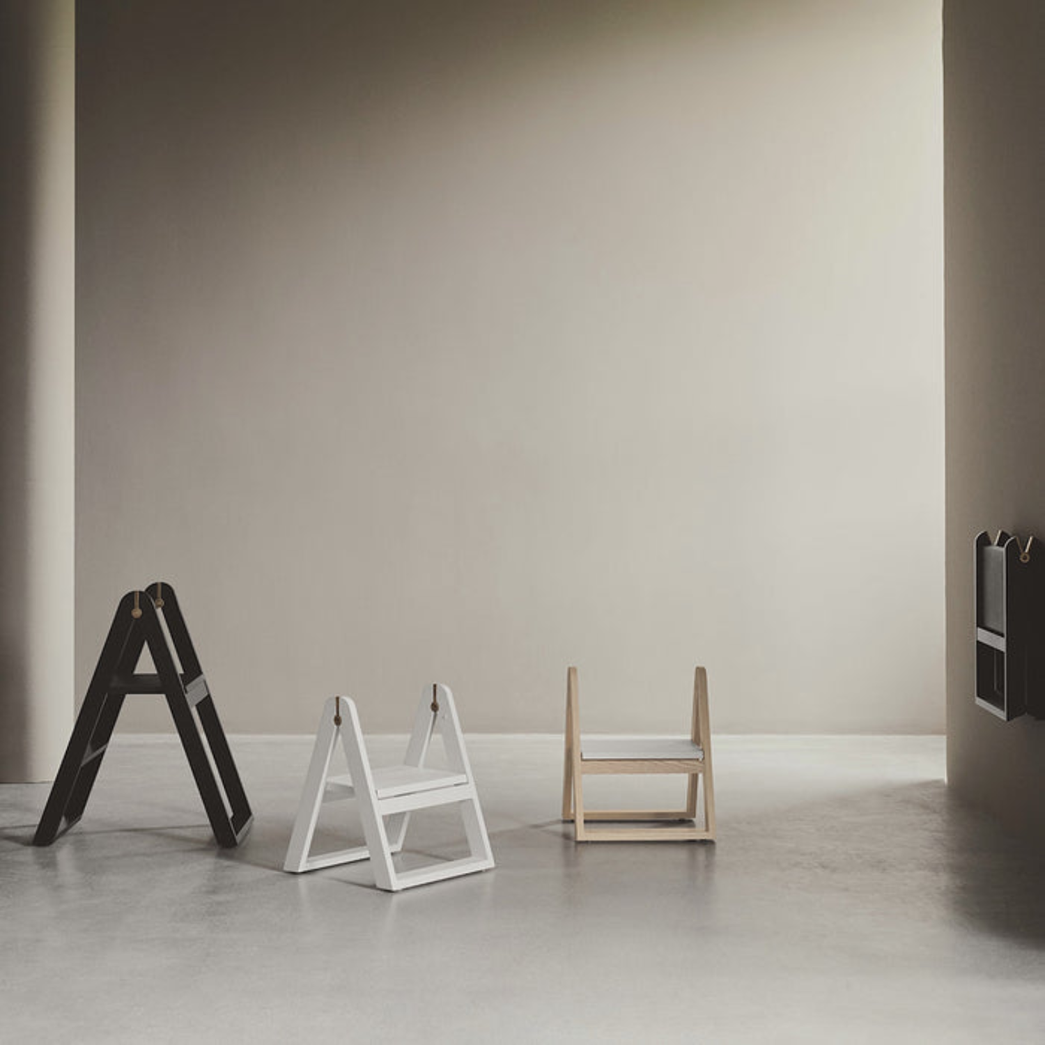 Reach White 18.5" Step Stool