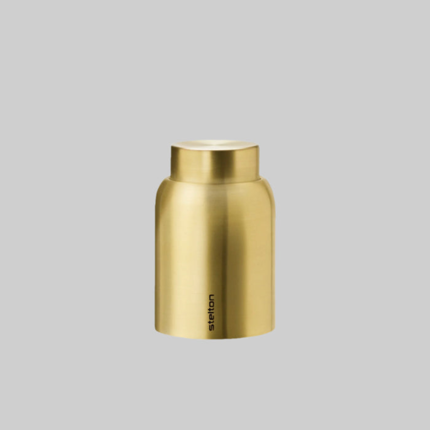 Collar Brushed Brass Bottle Stopper