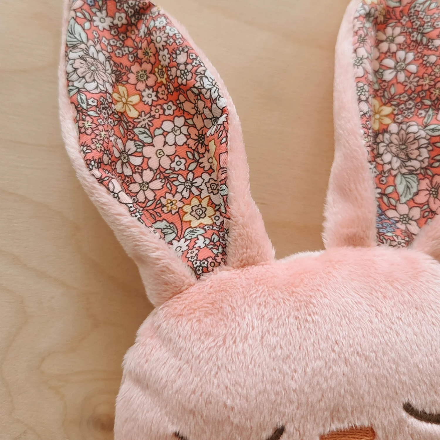 Daisy Baby Bunny Blanket - Floral Pink