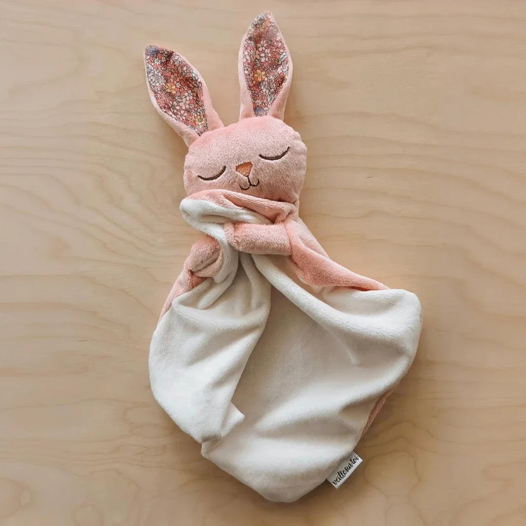 Daisy Baby Bunny Blanket - Floral Pink