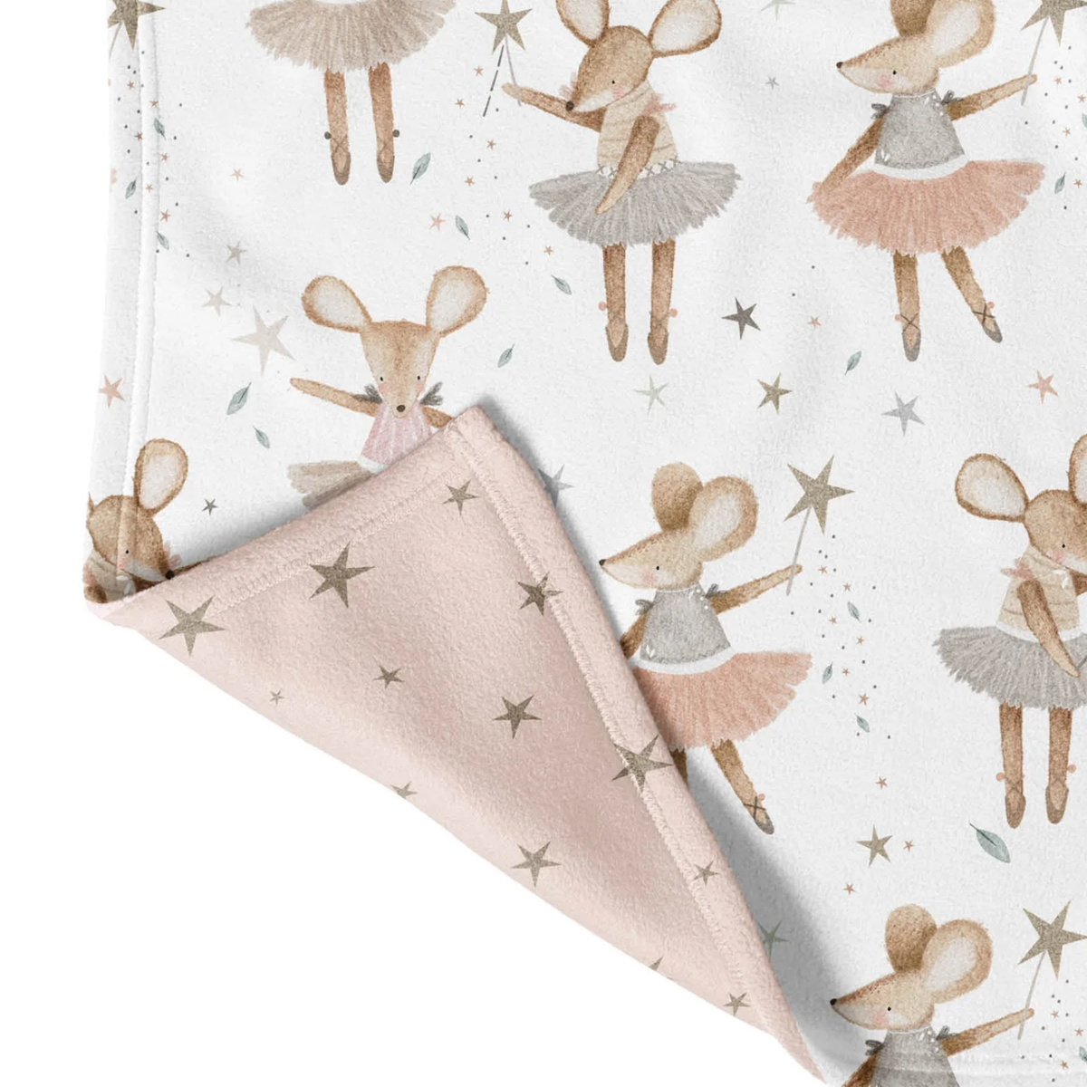 Anna Ballerina Reversible Mini Baby Blanket
