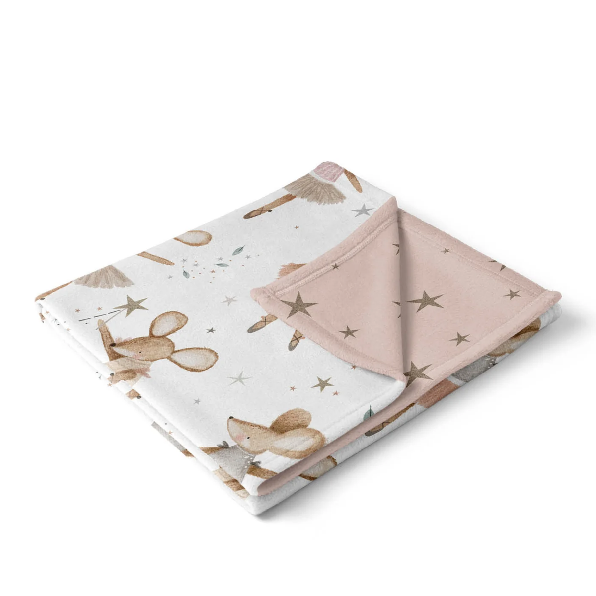 Anna Ballerina Reversible Mini Baby Blanket