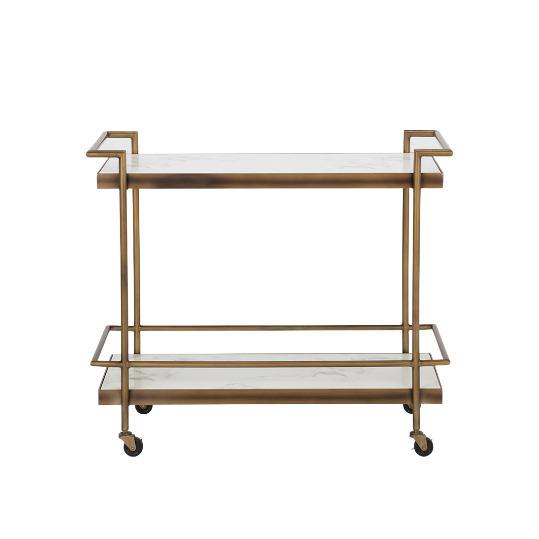 Savoy Bar Cart - White