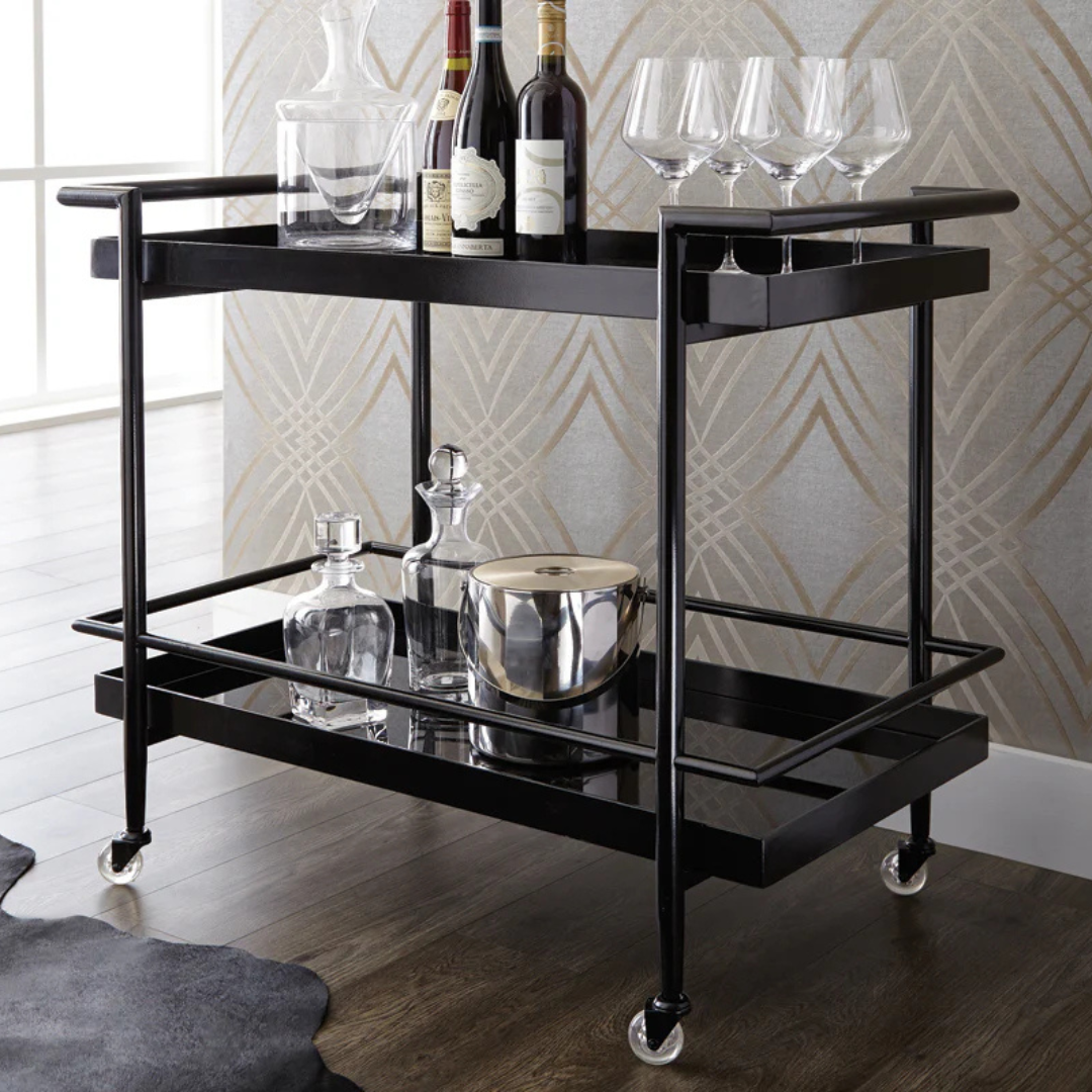 Harrington Bar Cart - Black