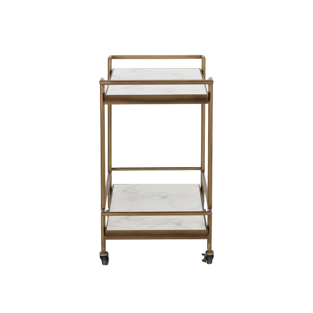 Savoy Bar Cart - White