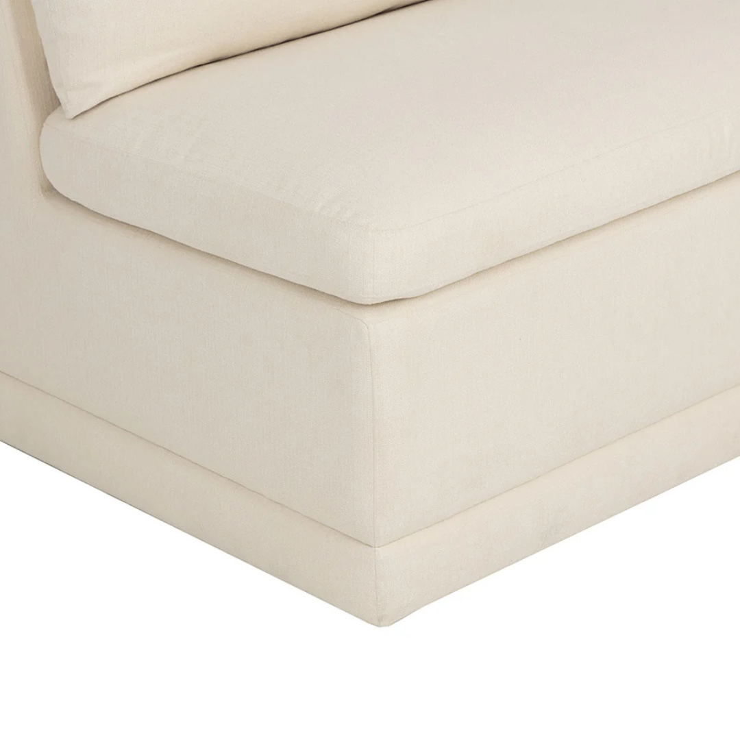 Monroe Banquette - Zenith Alabaster