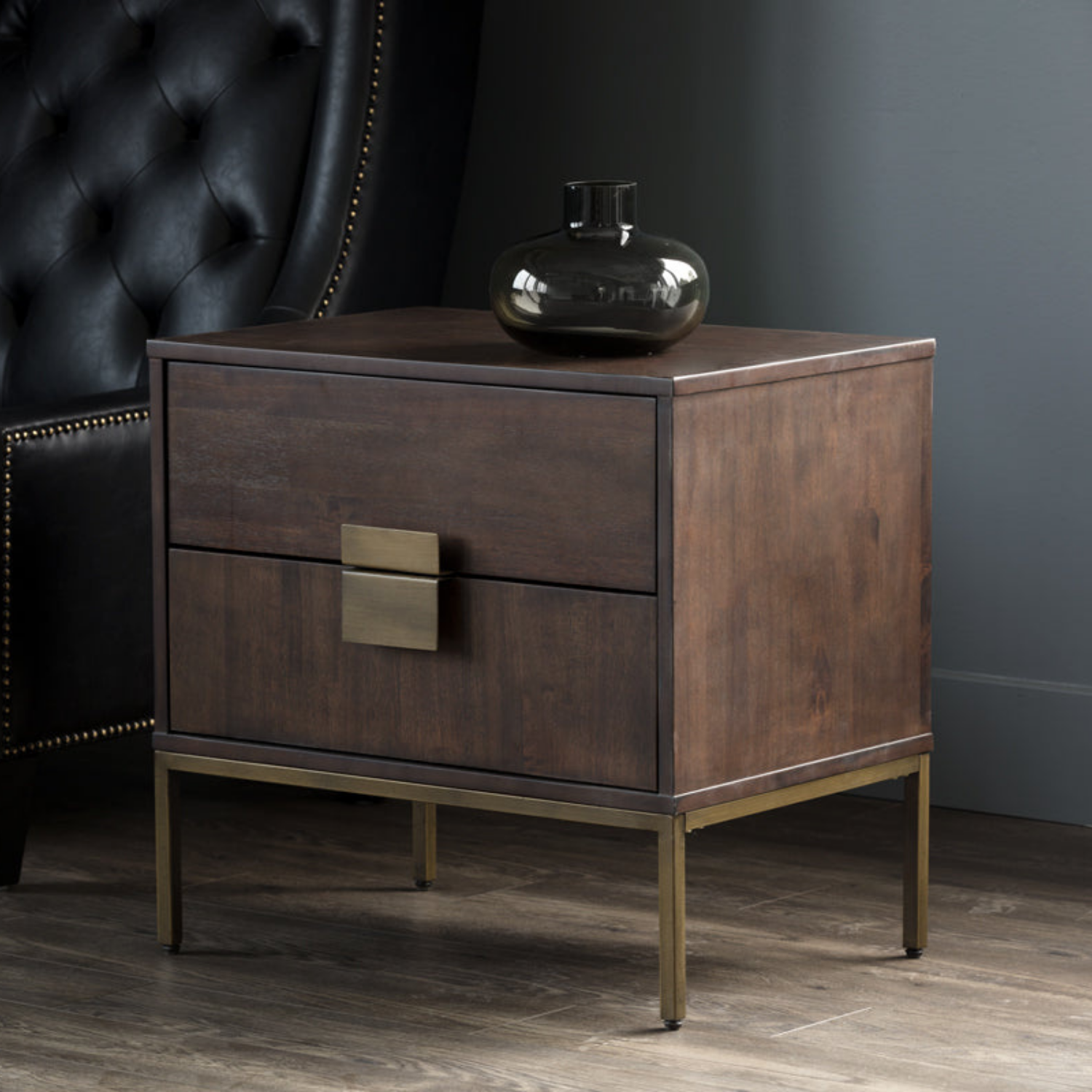 Union Nightstand - Dark Mango