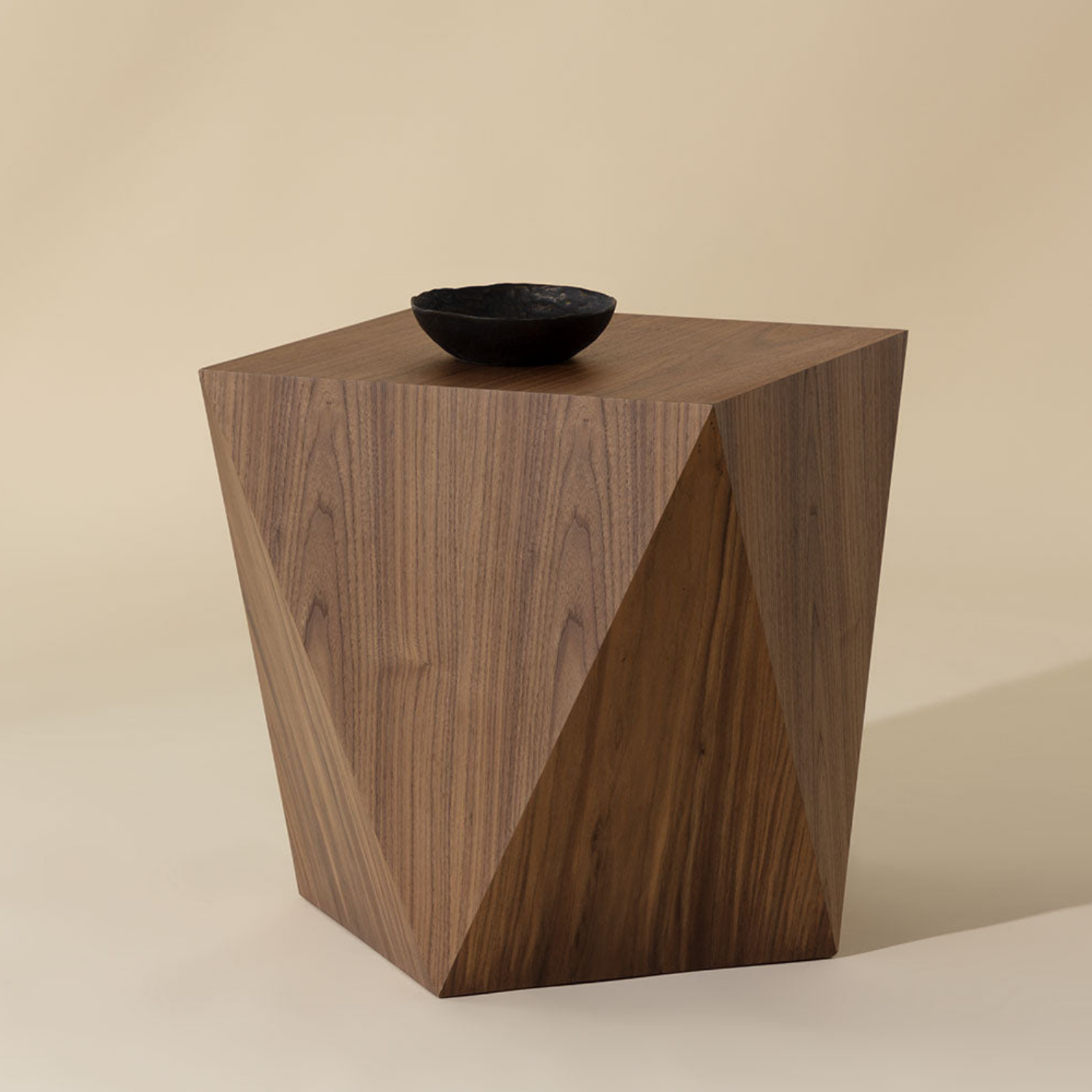Prism Walnut End Table