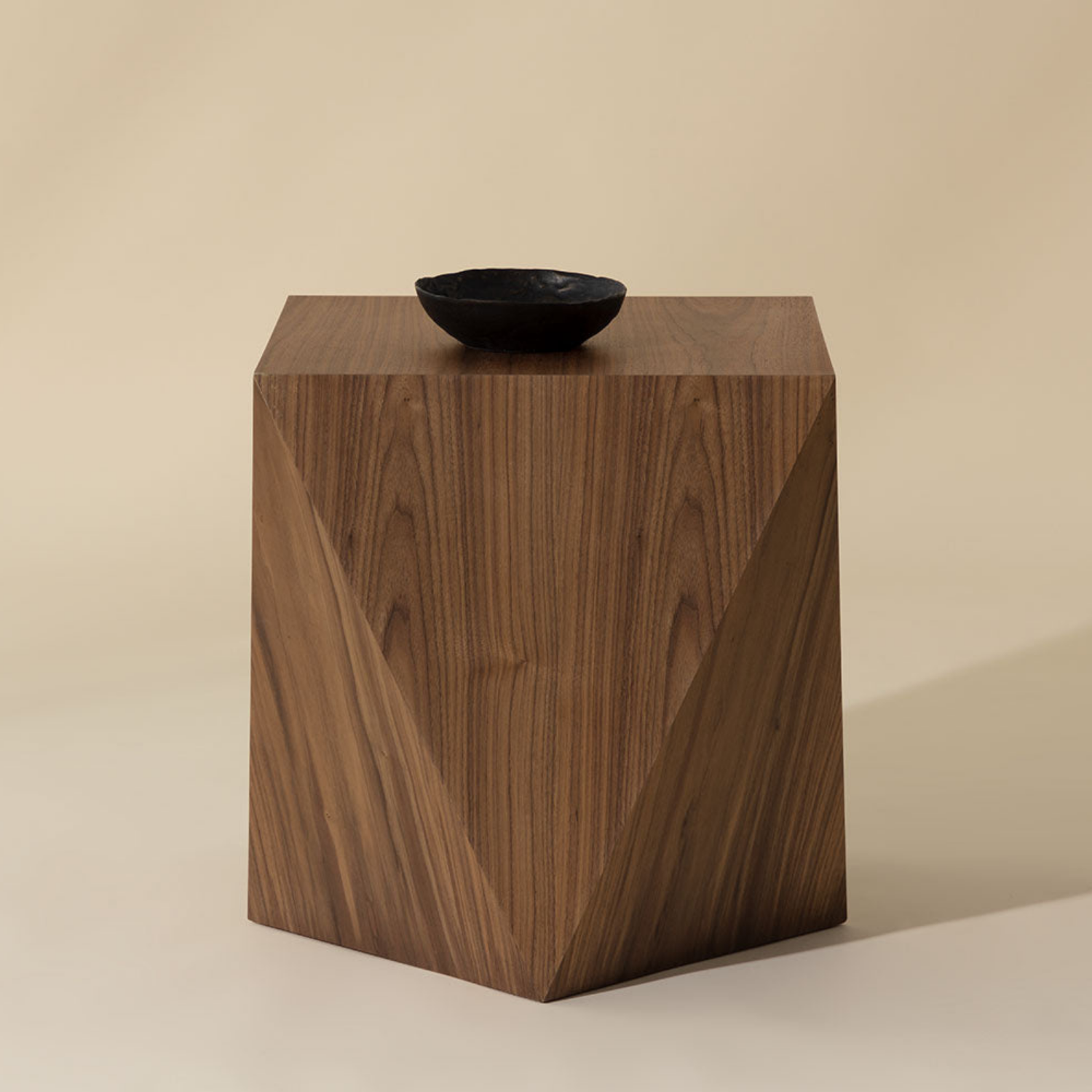 Prism Walnut End Table