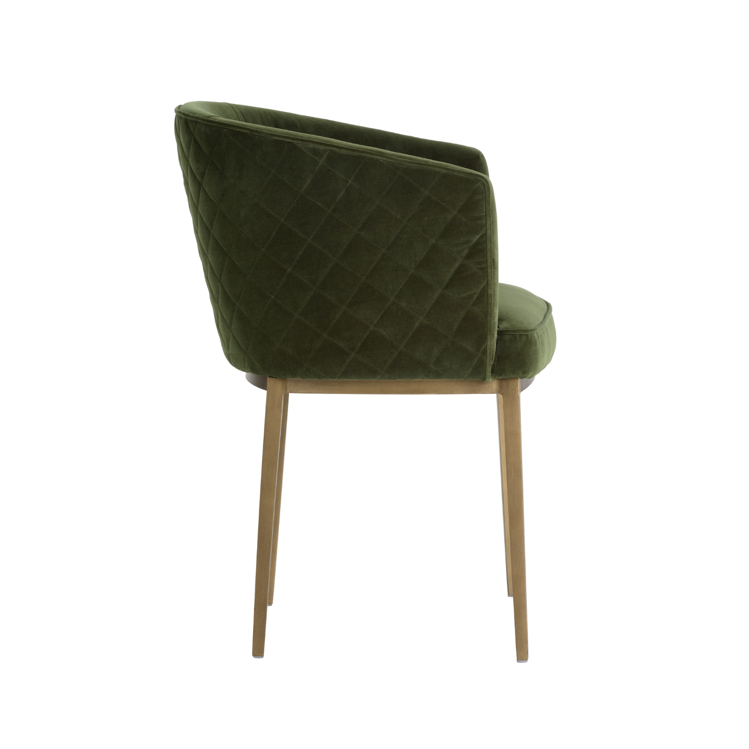 Jewel Forest Green Indoor Dining Arm Chair
