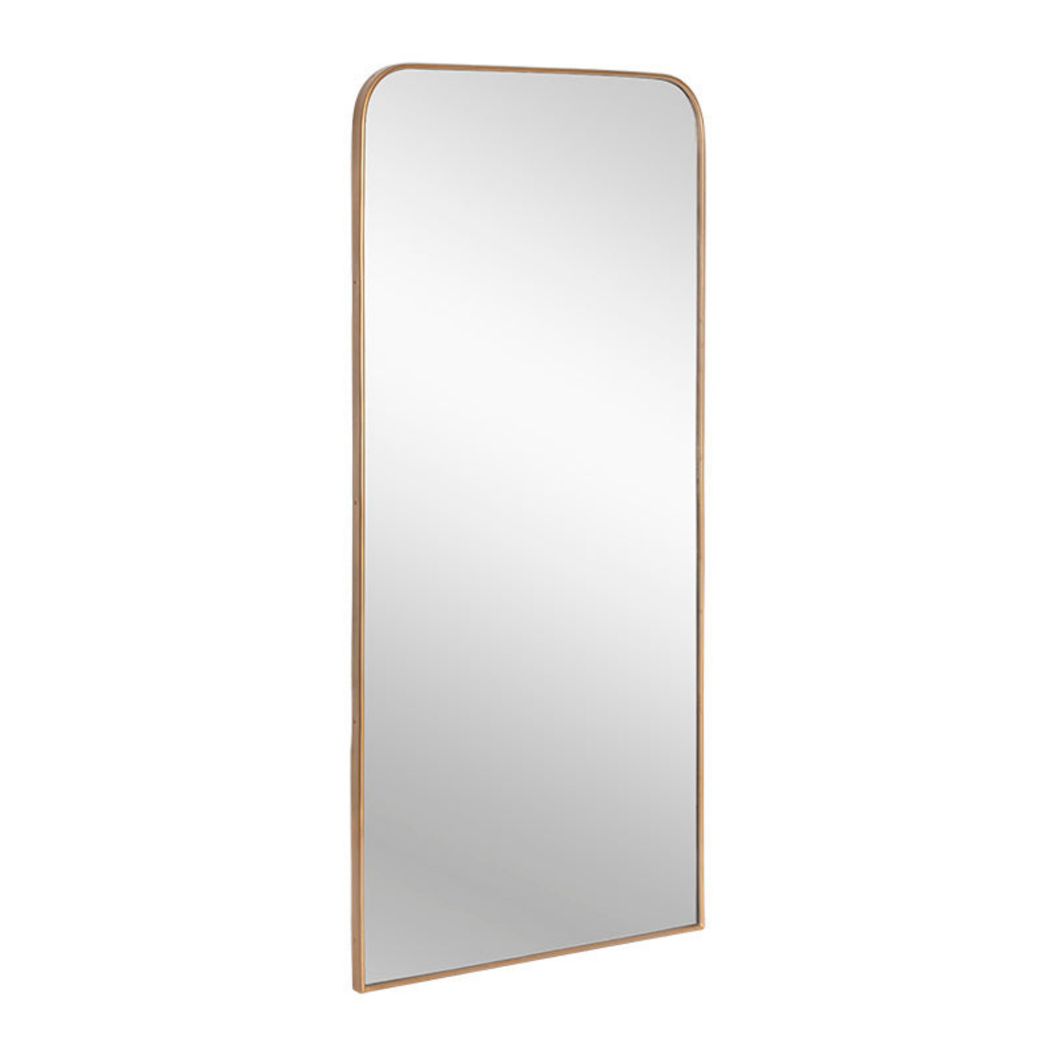 Chaplin Arch Floor Mirror - Brass