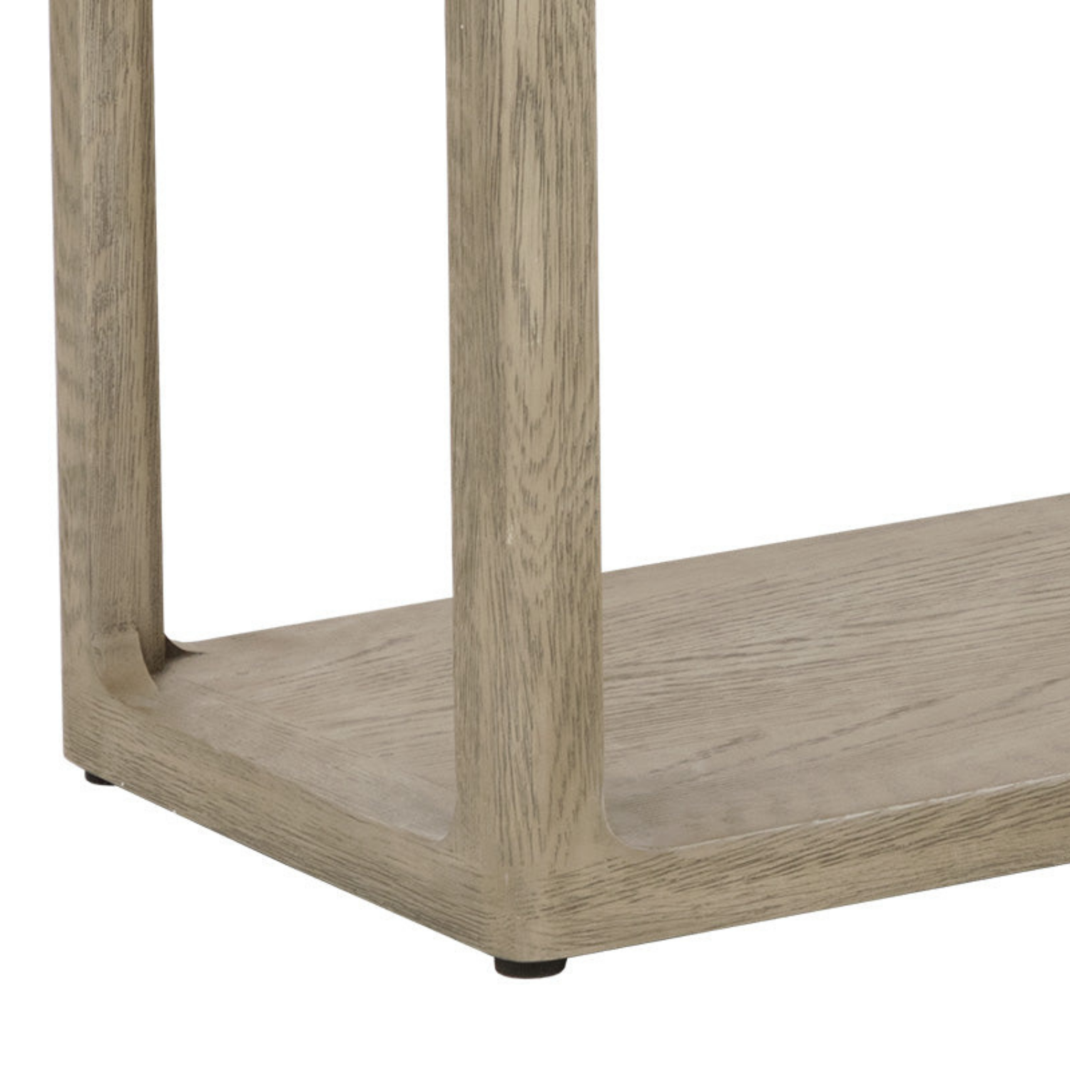 Windemere Oak Console Table - Smoke Grey