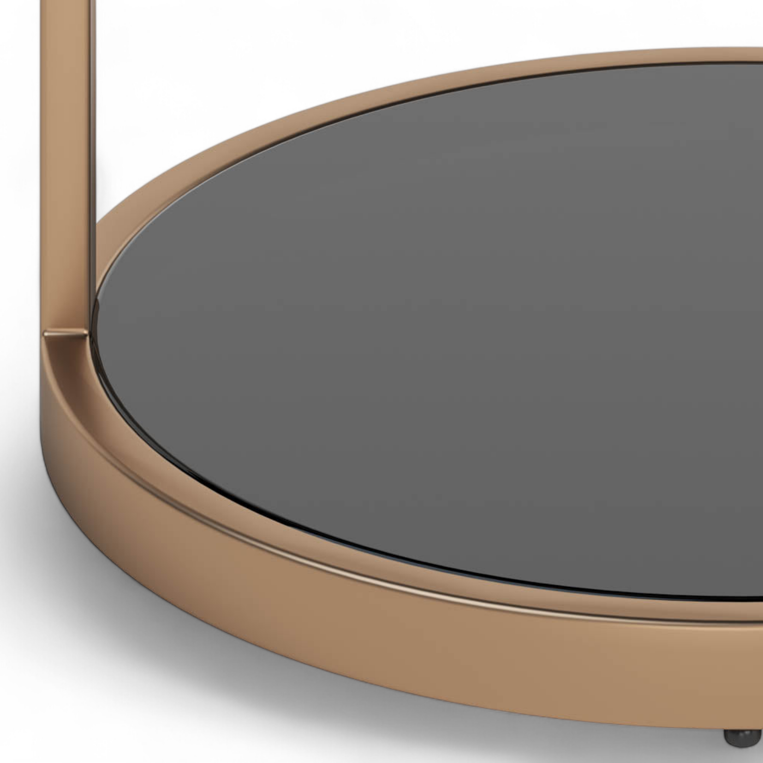 Vesta Antique Brass Drink Table