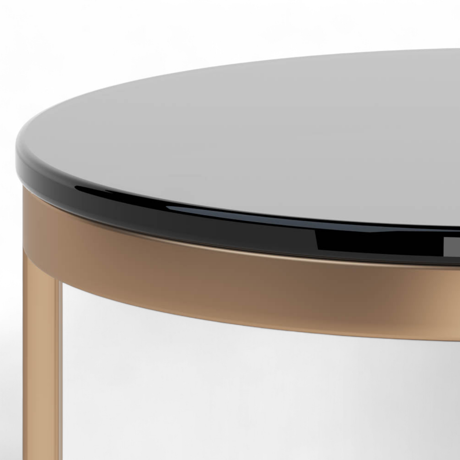 Vesta Antique Brass Drink Table