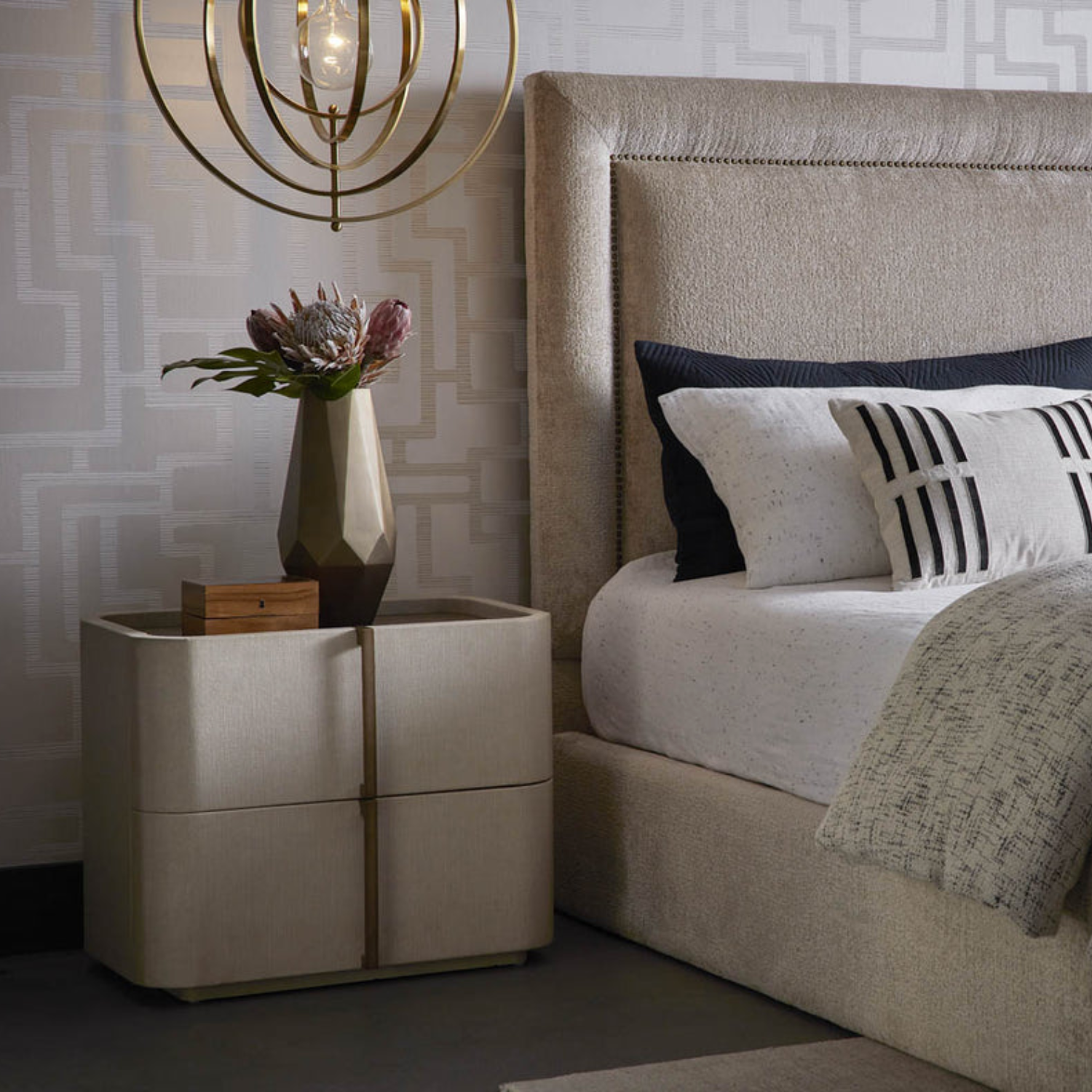 Contour Cream Nightstand