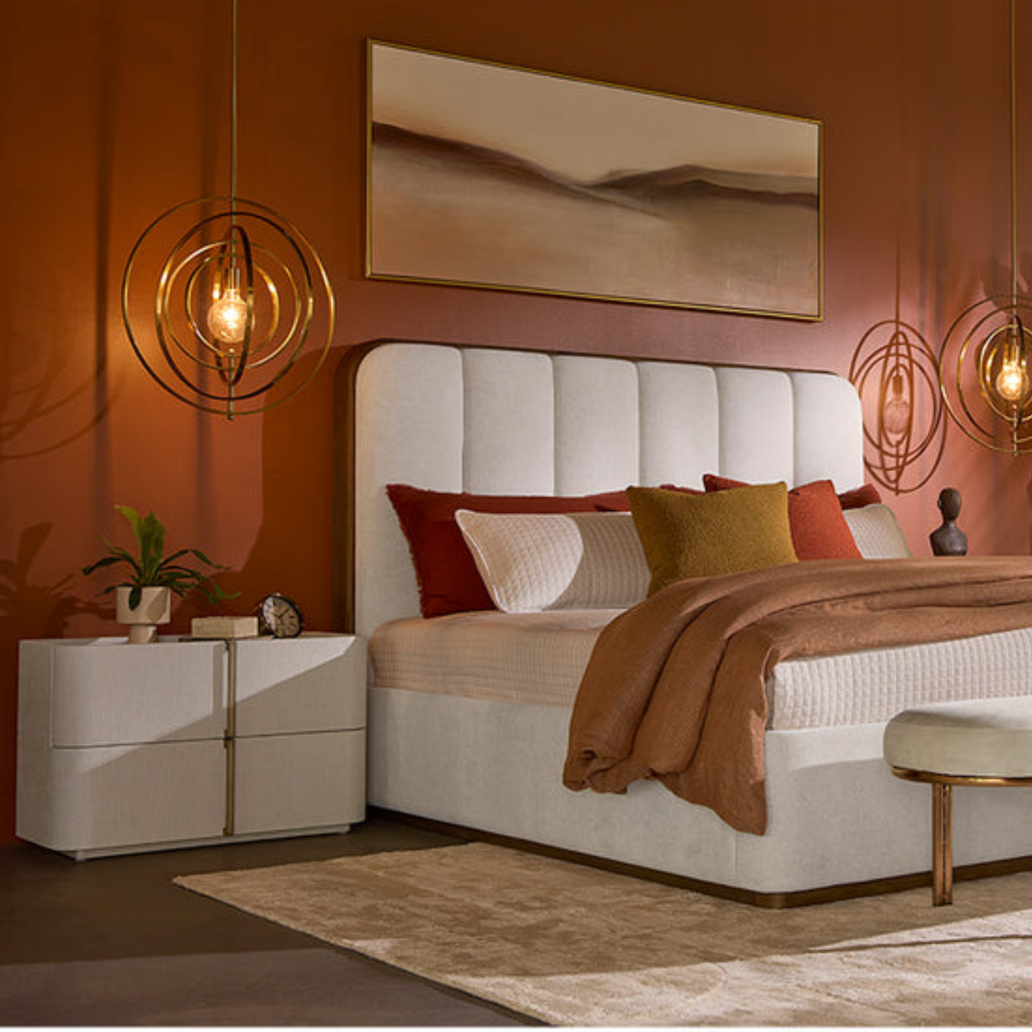 Contour Cream Nightstand