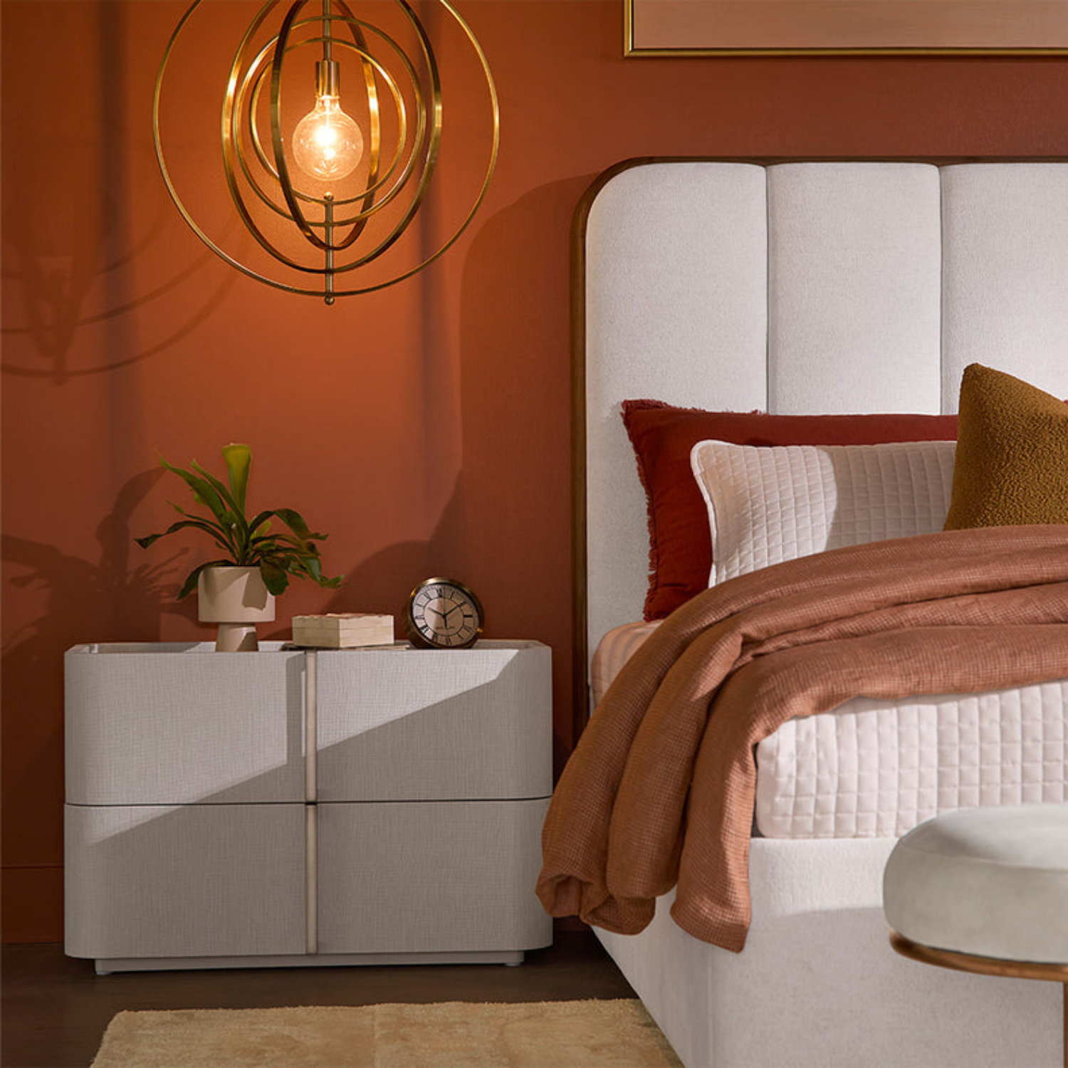 Contour Cream Nightstand