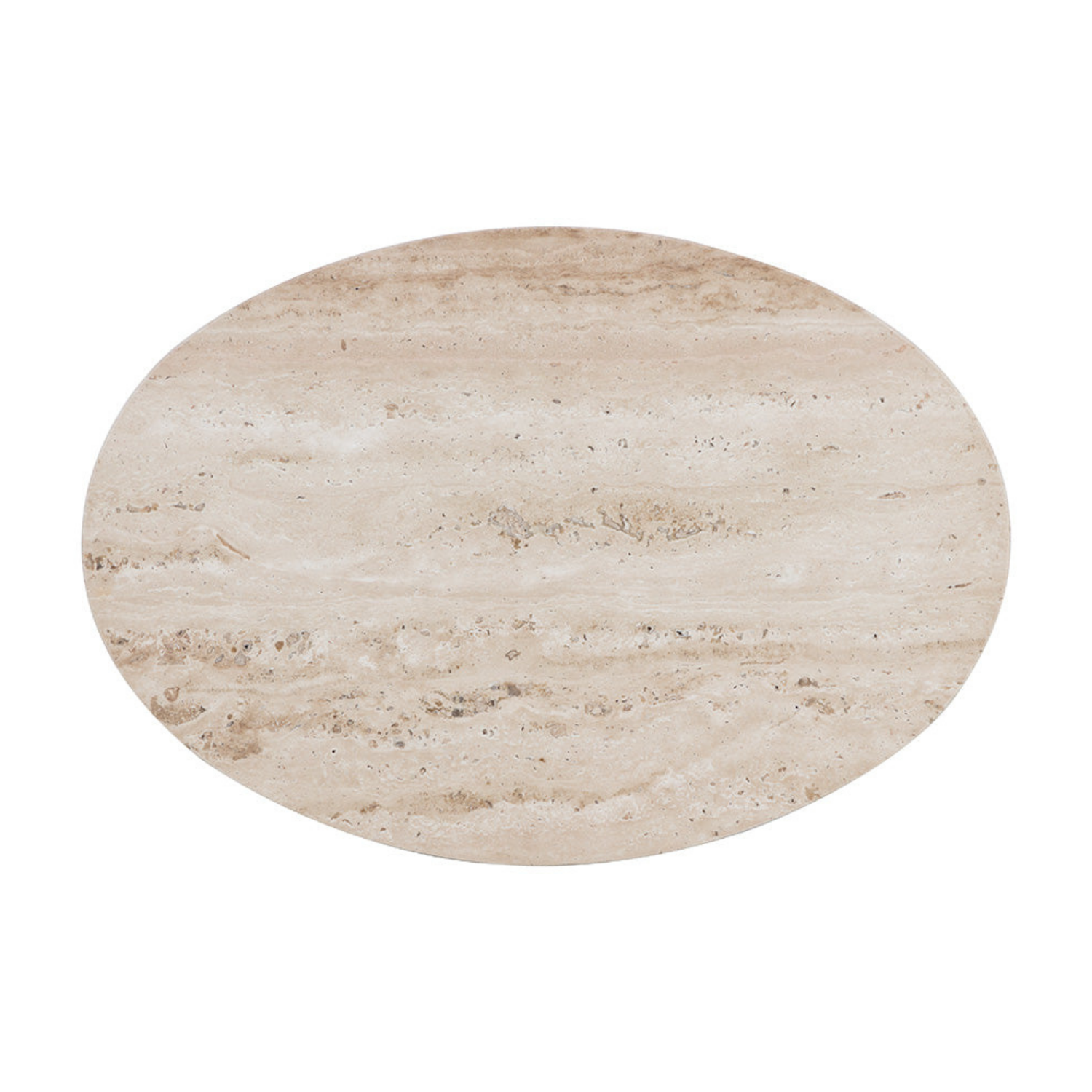 Cavern Travertine Side Table