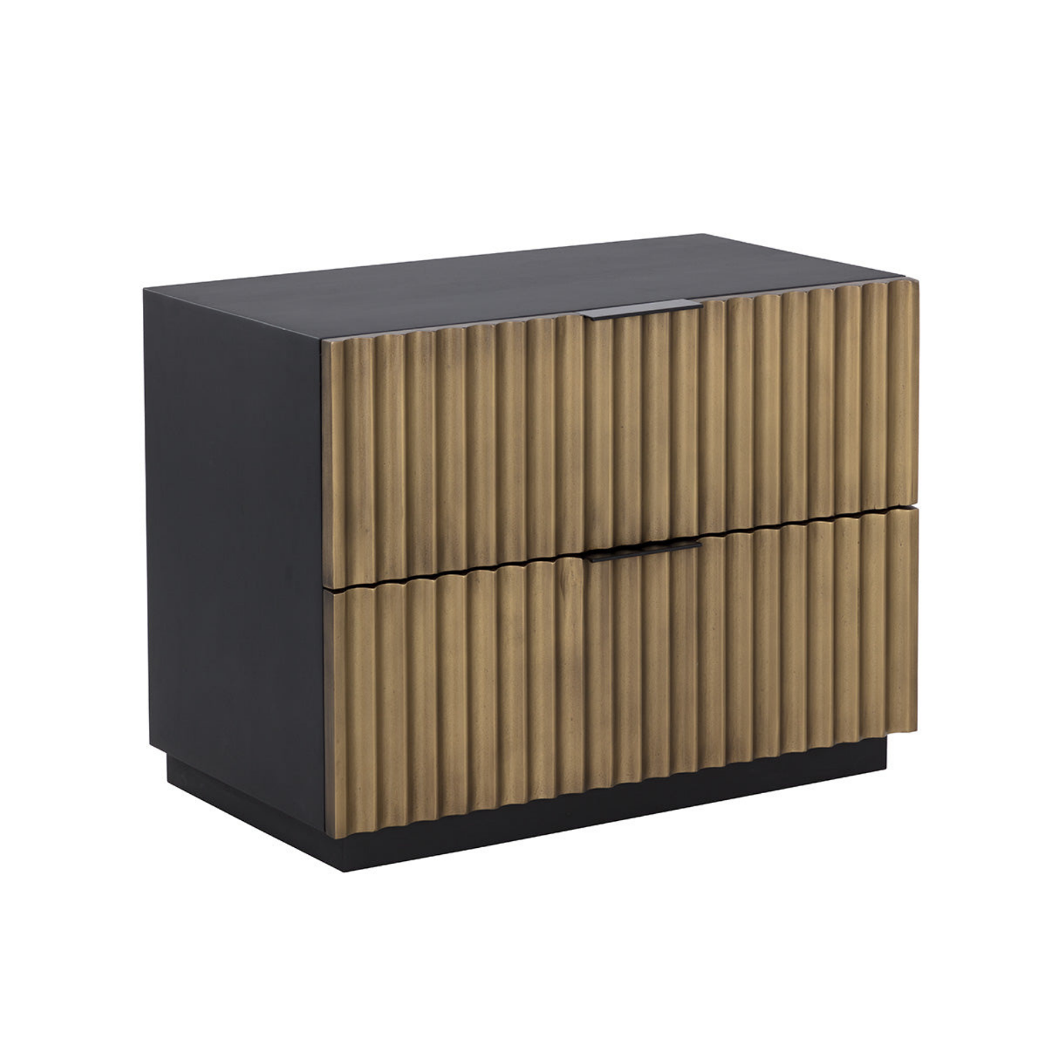 Armoury Nightstand - Black/Brass