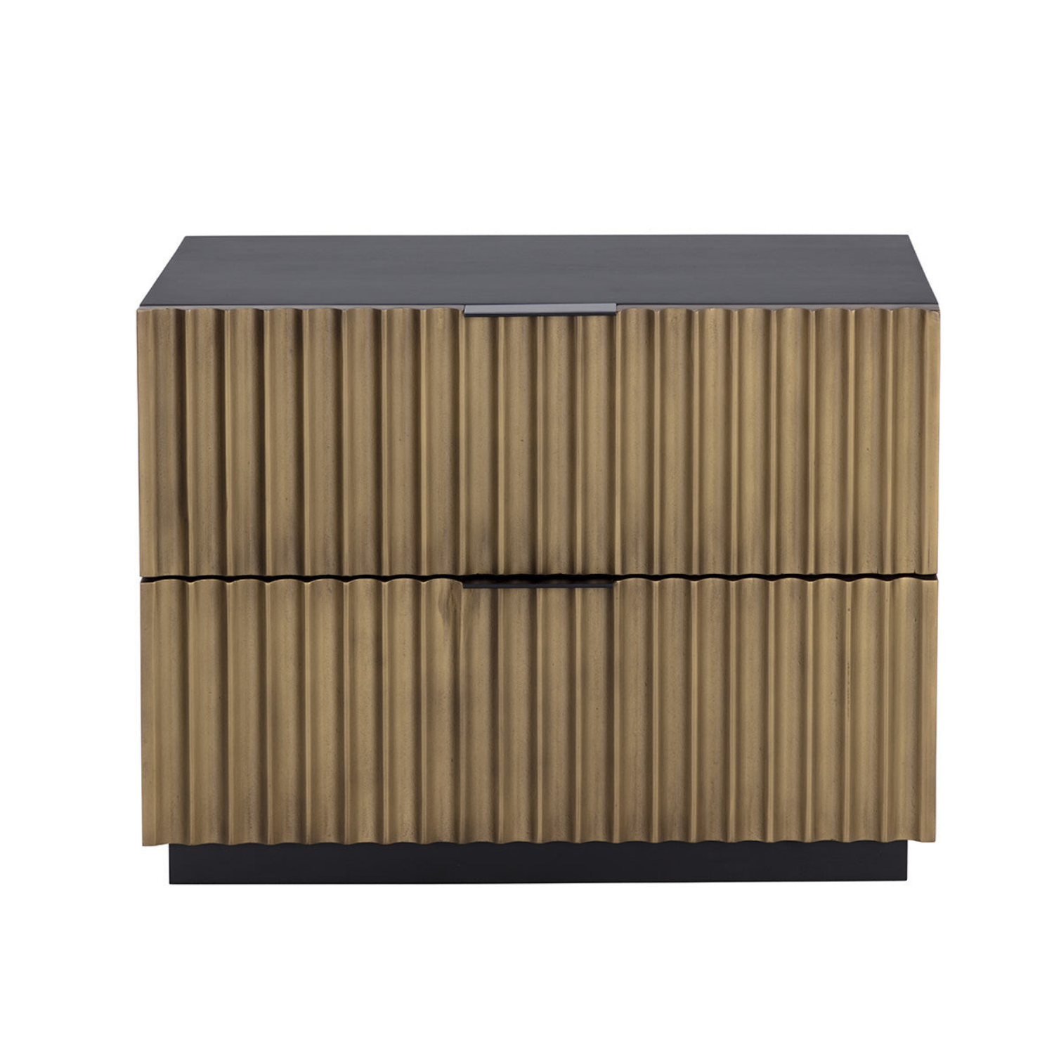 Armoury Nightstand - Black/Brass
