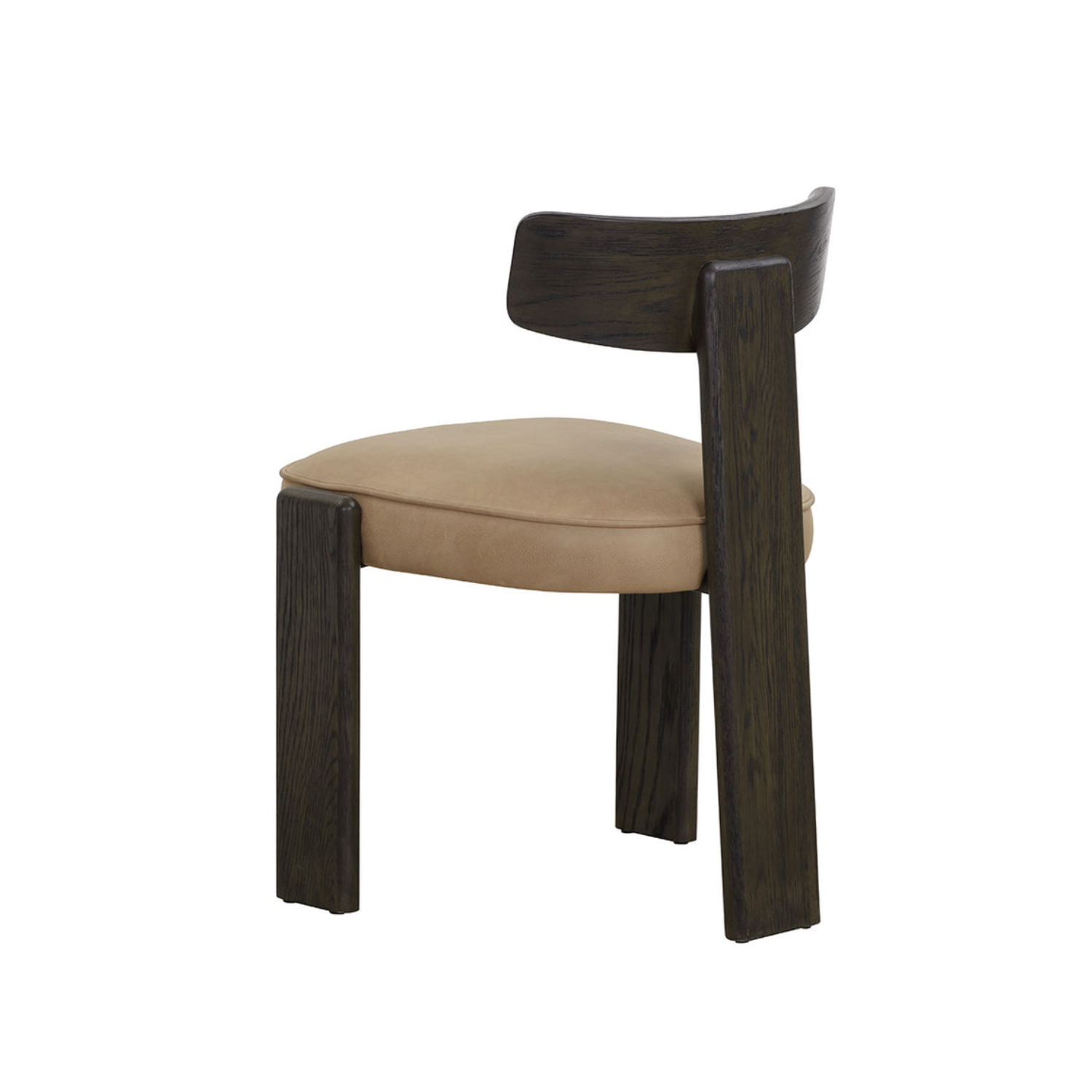 Soren Wood Dining Chair - Dark Brown