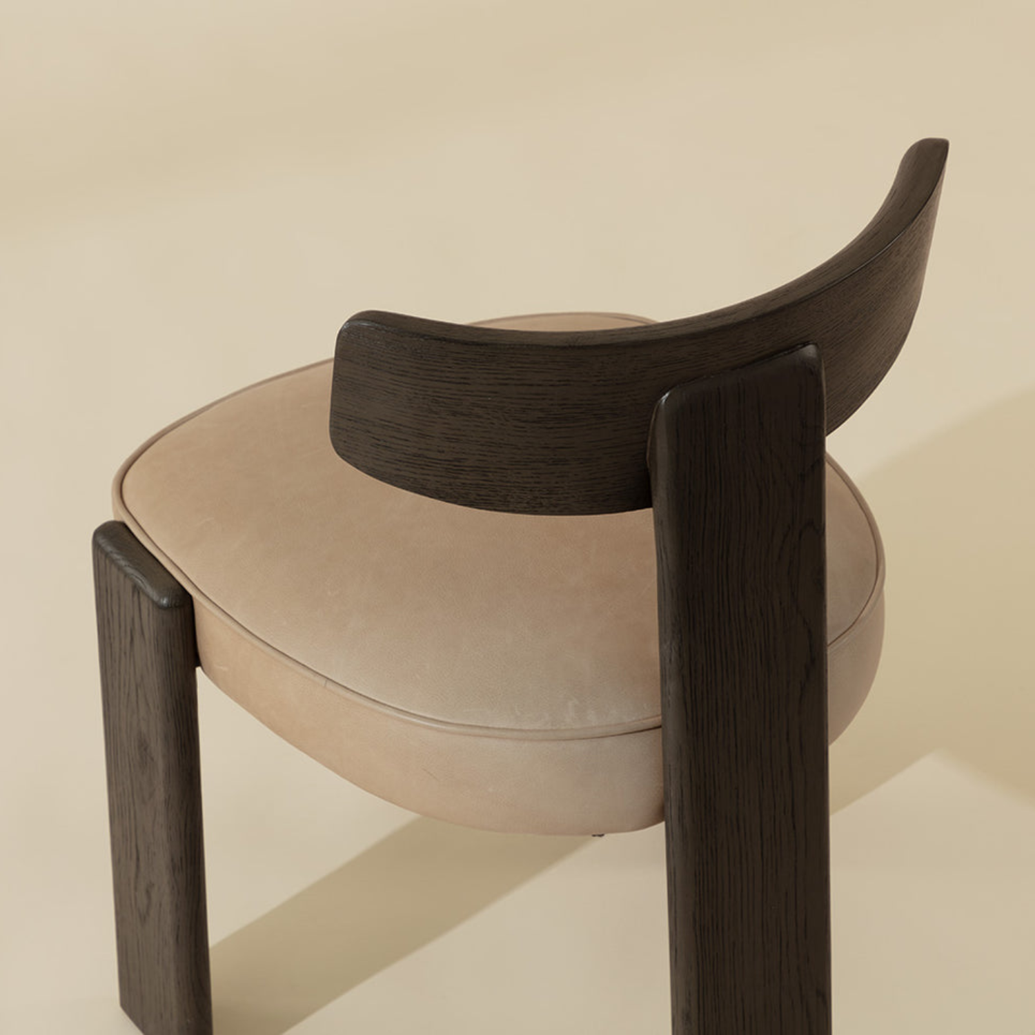 Soren Wood Dining Chair - Dark Brown