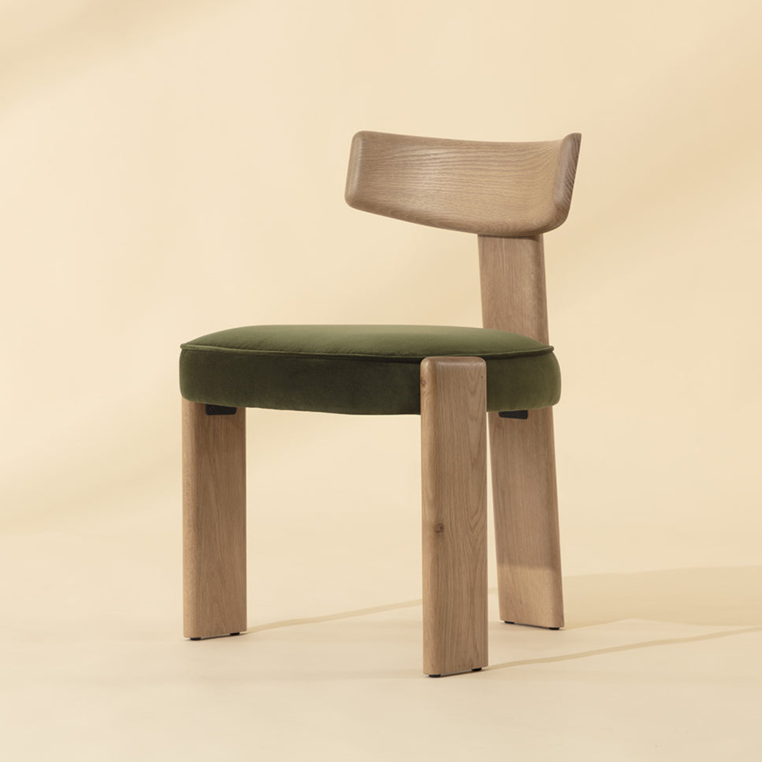 Soren Wood Dining Chair - Rustic Oak