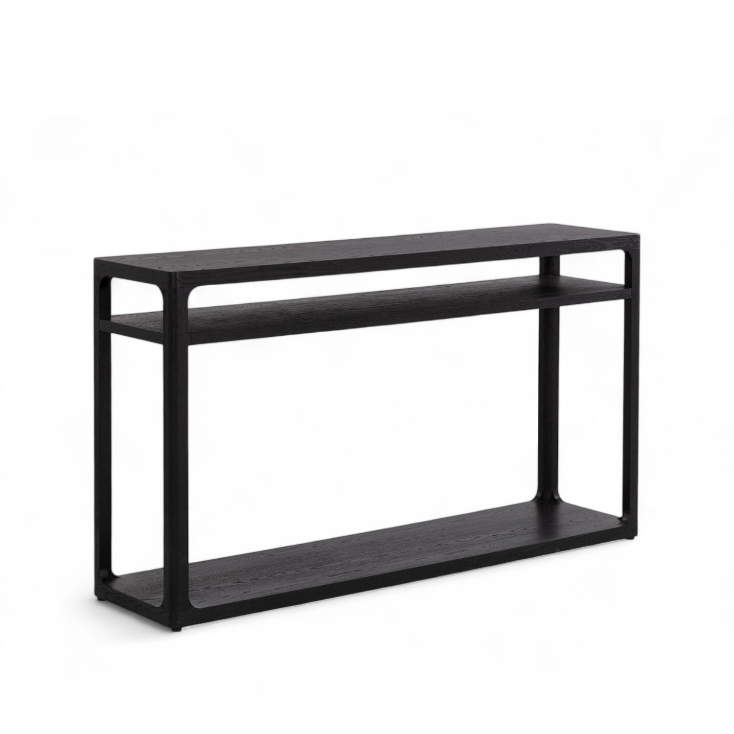 Windemere Oak Console Table - Black