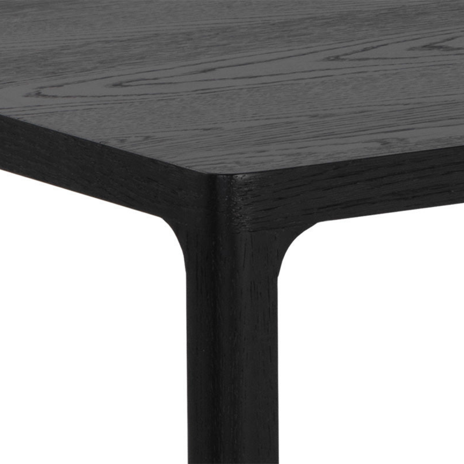 Windemere Oak Side Table - Black