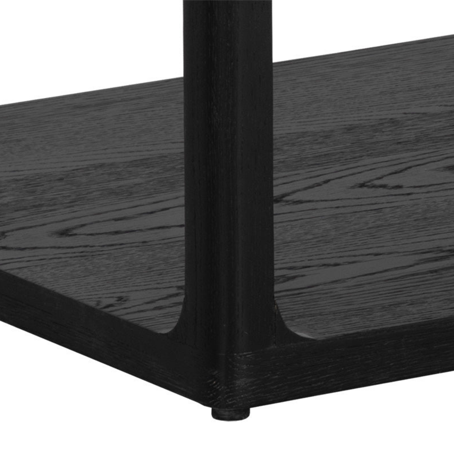 Windemere Oak Side Table - Black