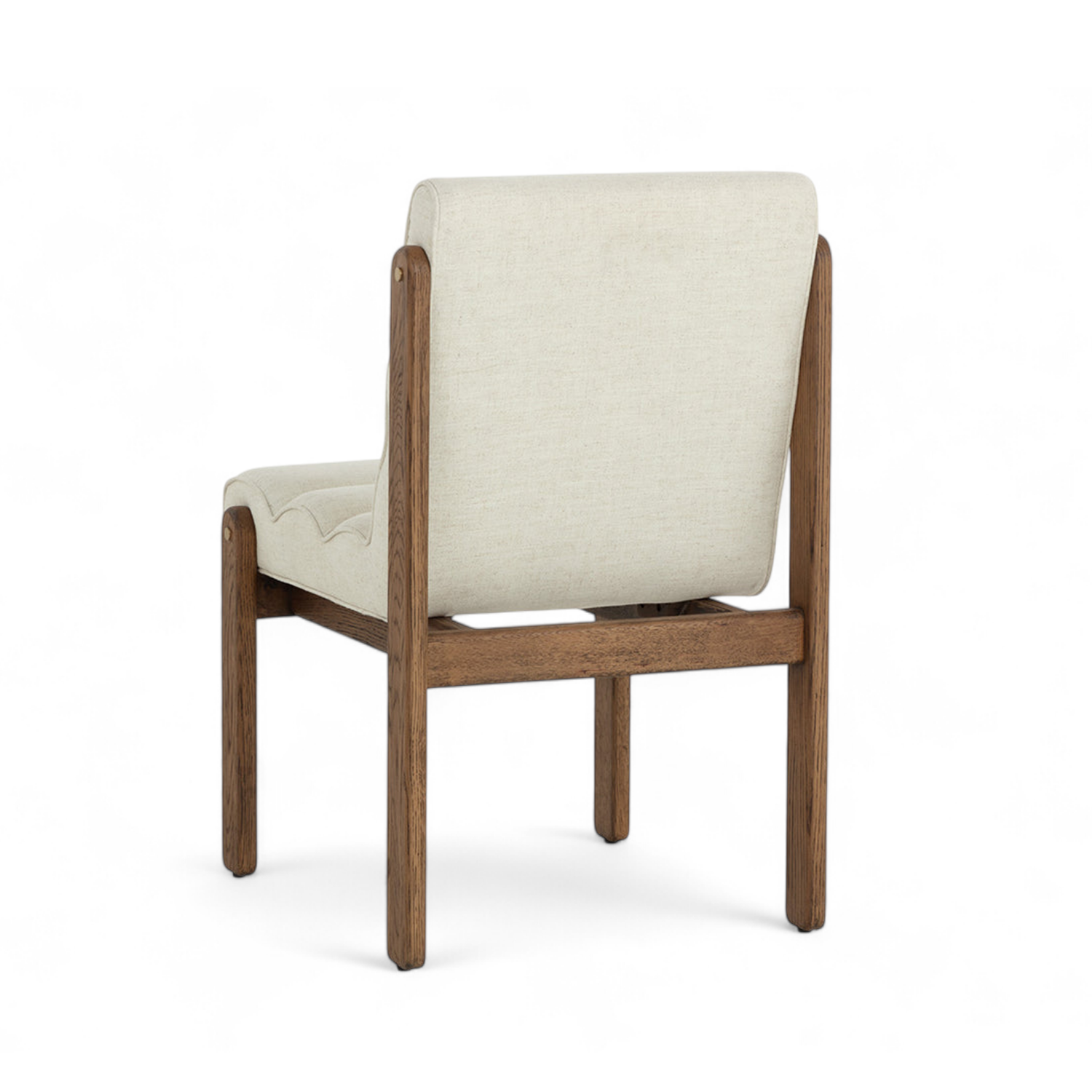 Billow Oak Dining Side Chair - Geralt Linen