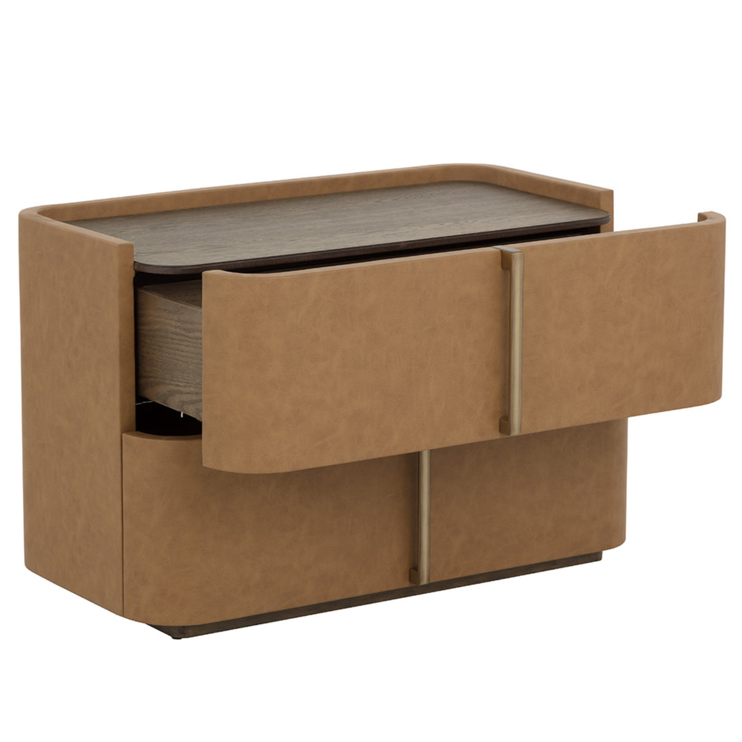 Contour Cognac Nightstand